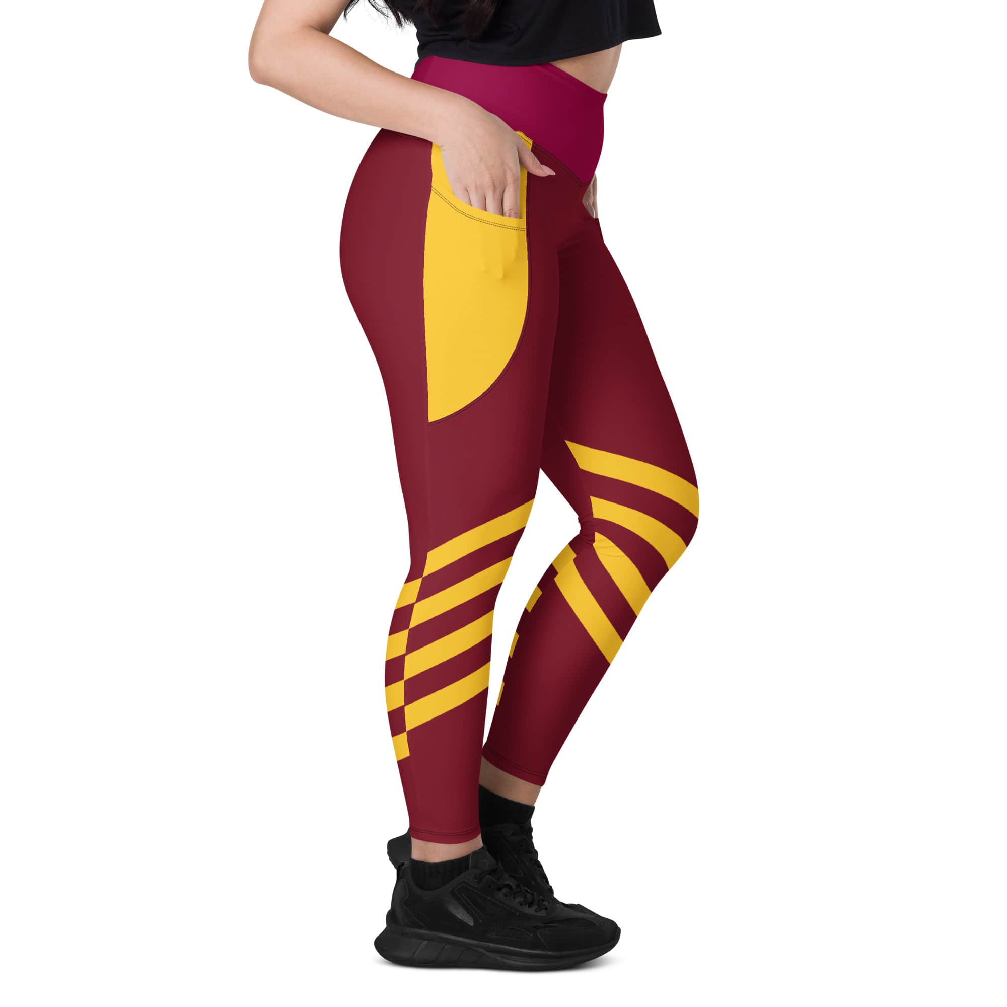 Burgundy-Leggings-Yoga-Pants-5