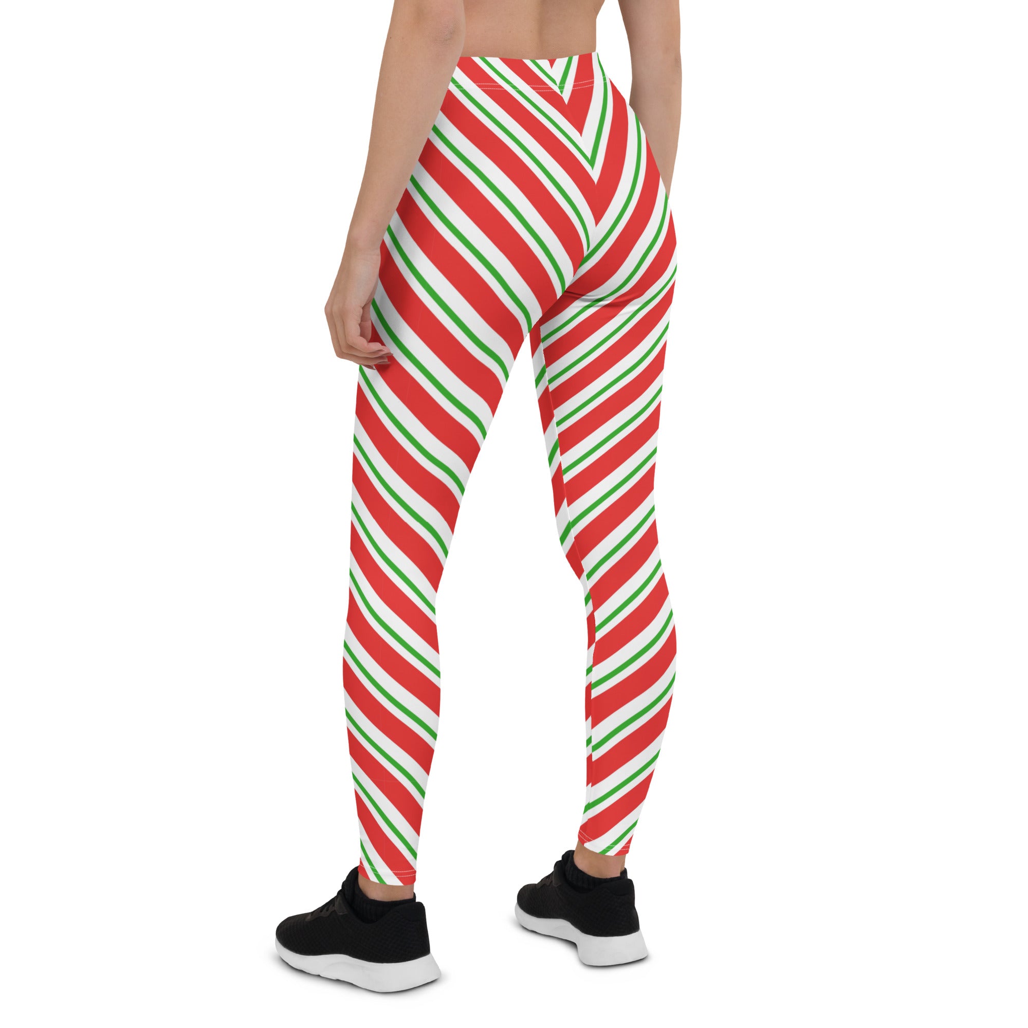 Candy Cane Christmas Leggings