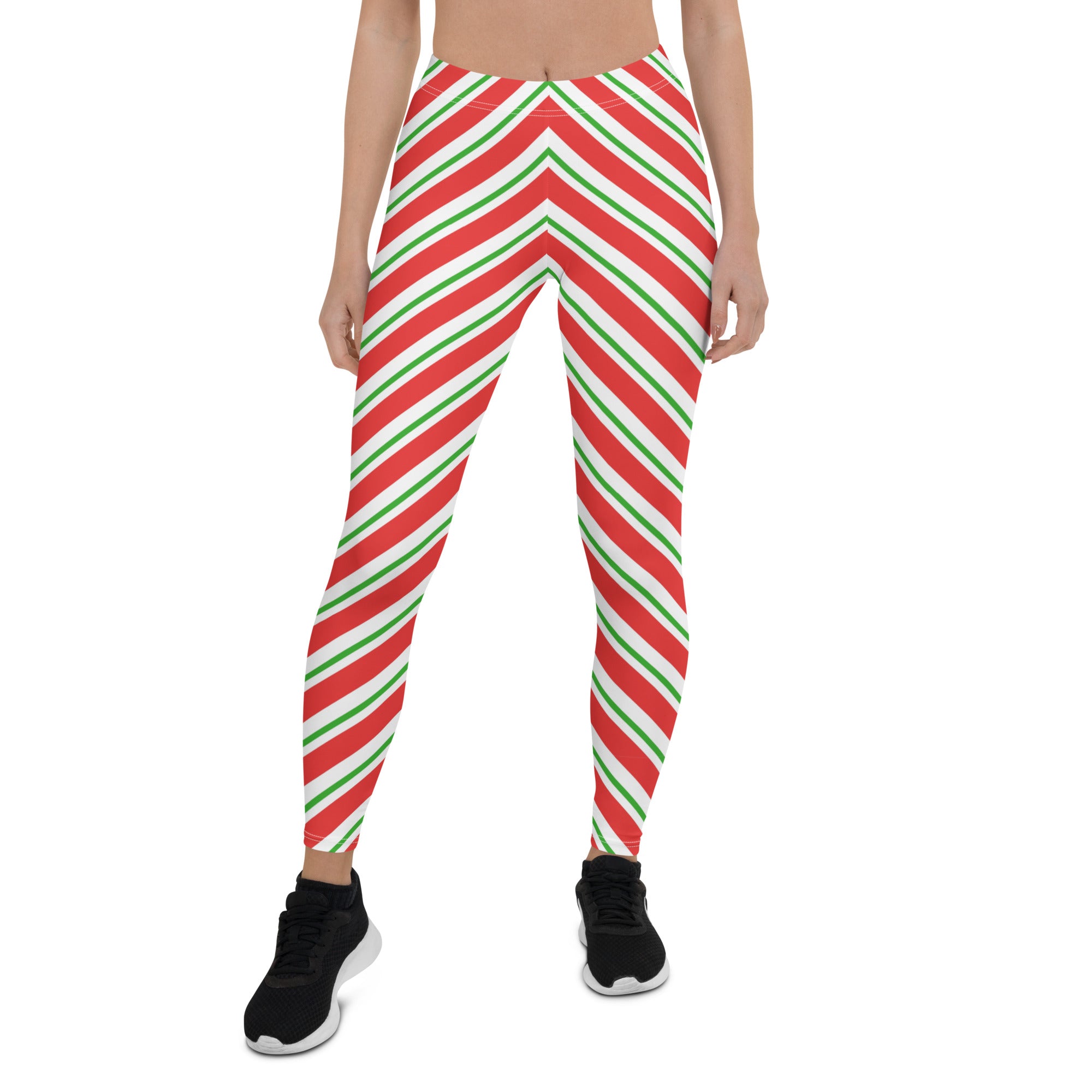 Candy Cane Christmas Leggings