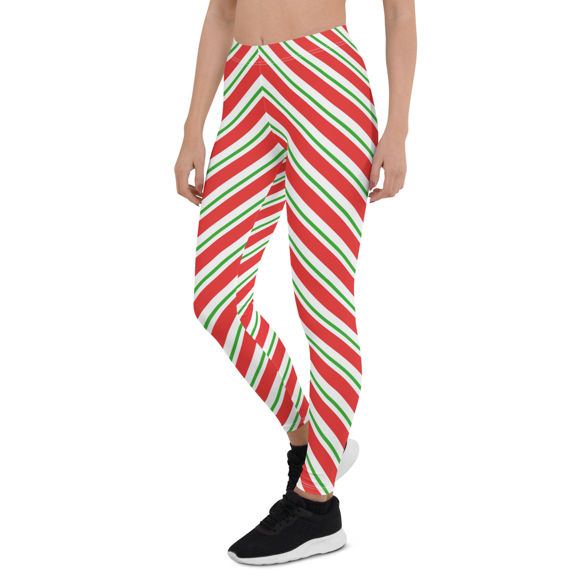 Candy Cane Christmas Leggings