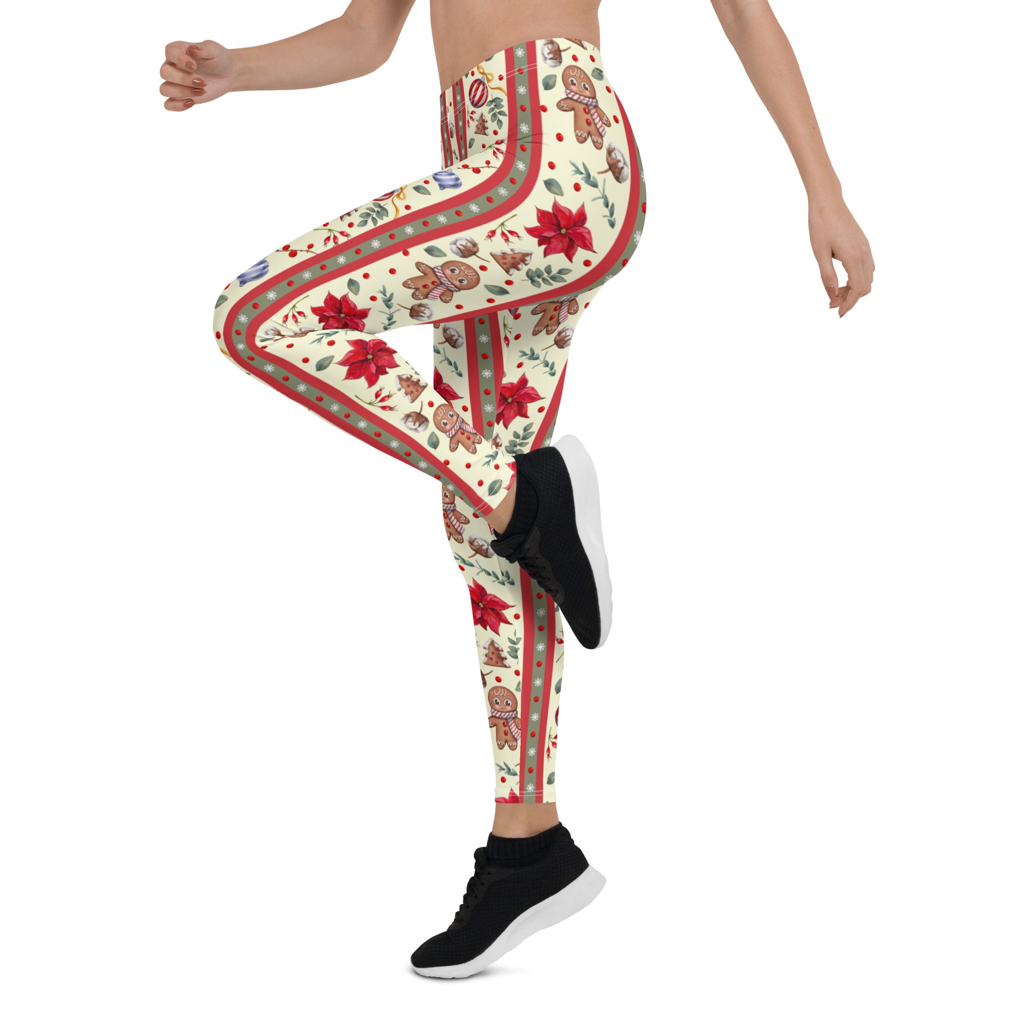 Gingerbread Christmas Gym Tights