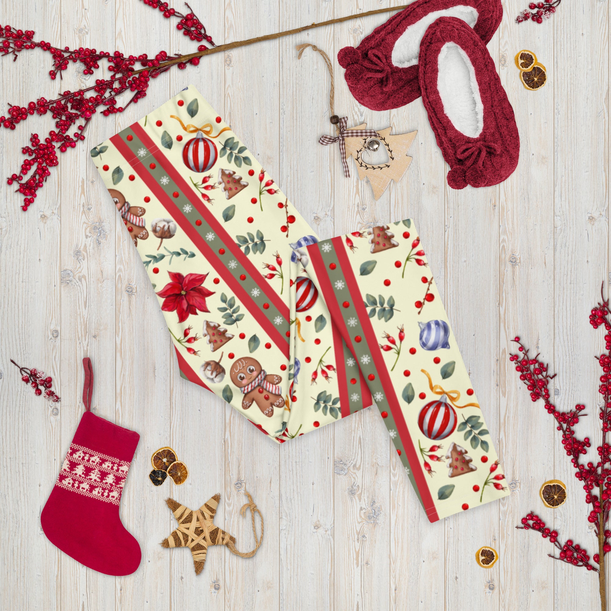 Gingerbread Christmas Tights