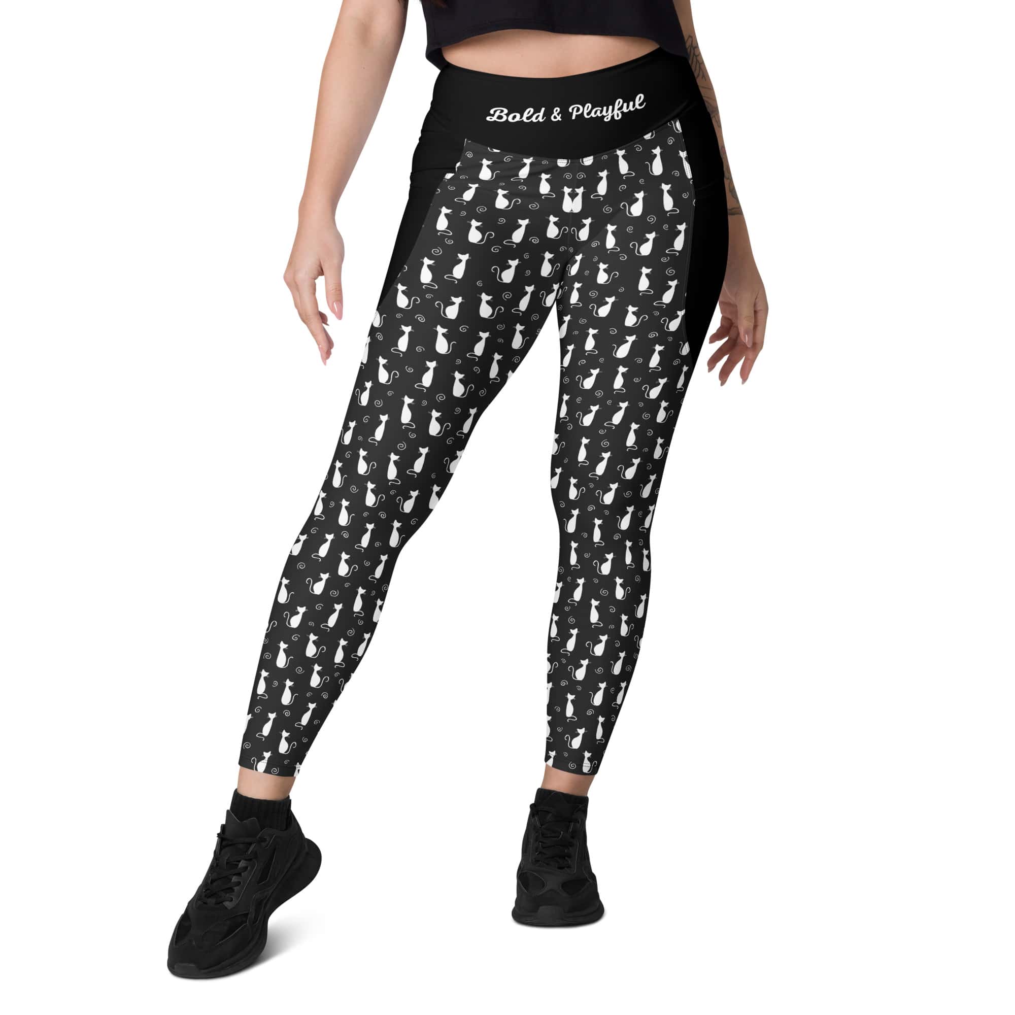 High-Waisted-Black-Leggings-Kitty-Love-Yoga-Pants-5