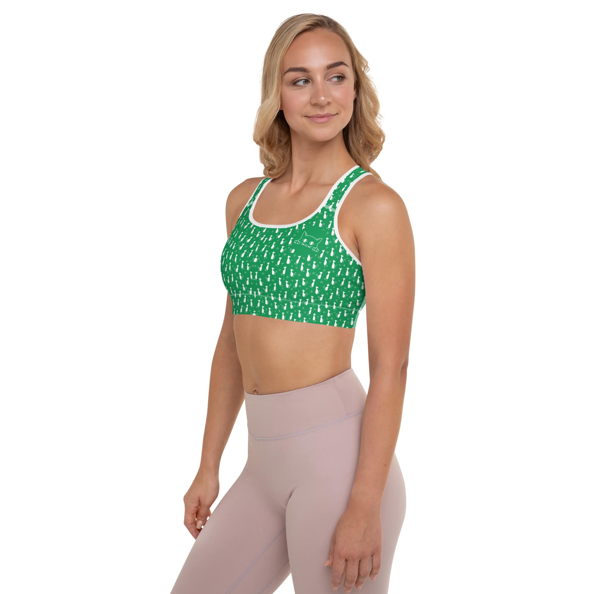 Padded-Sports-Bra-Kitty-Love-Green-2