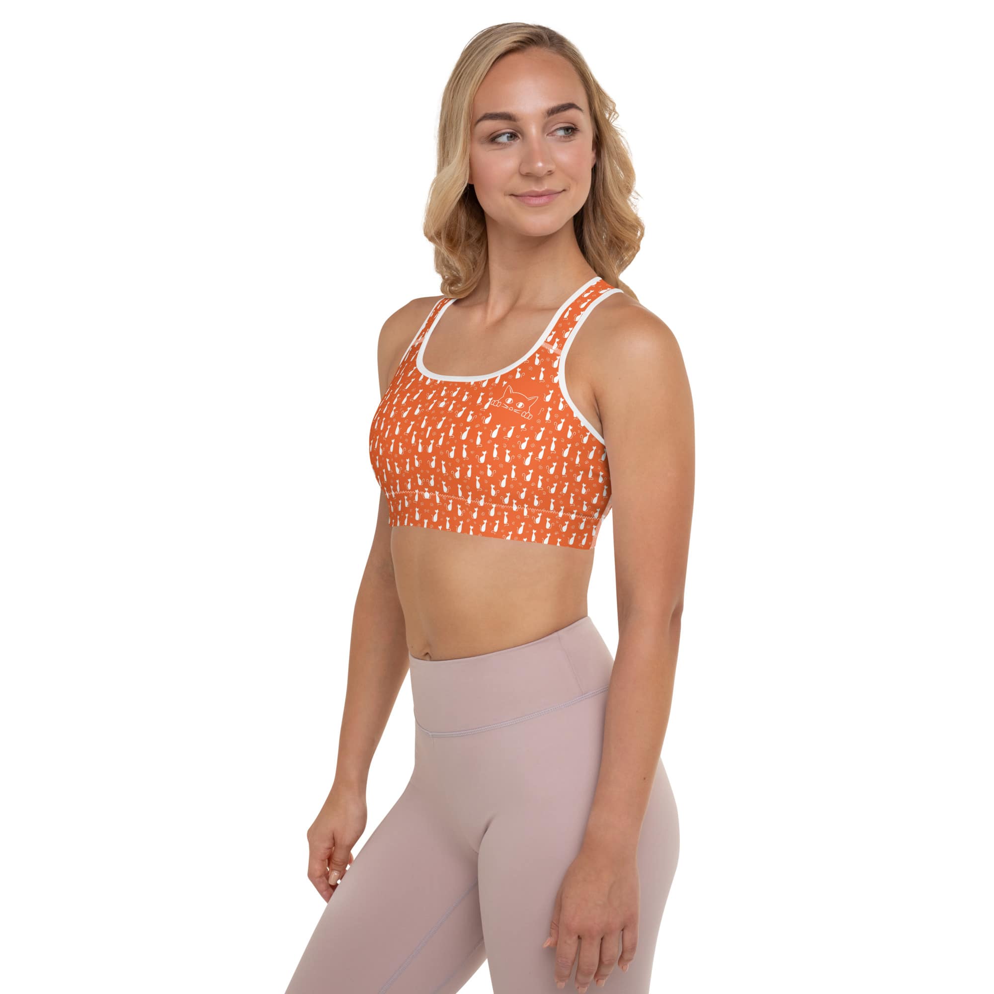 Padded-Sports-Bra-Kitty-Love-Orange-2