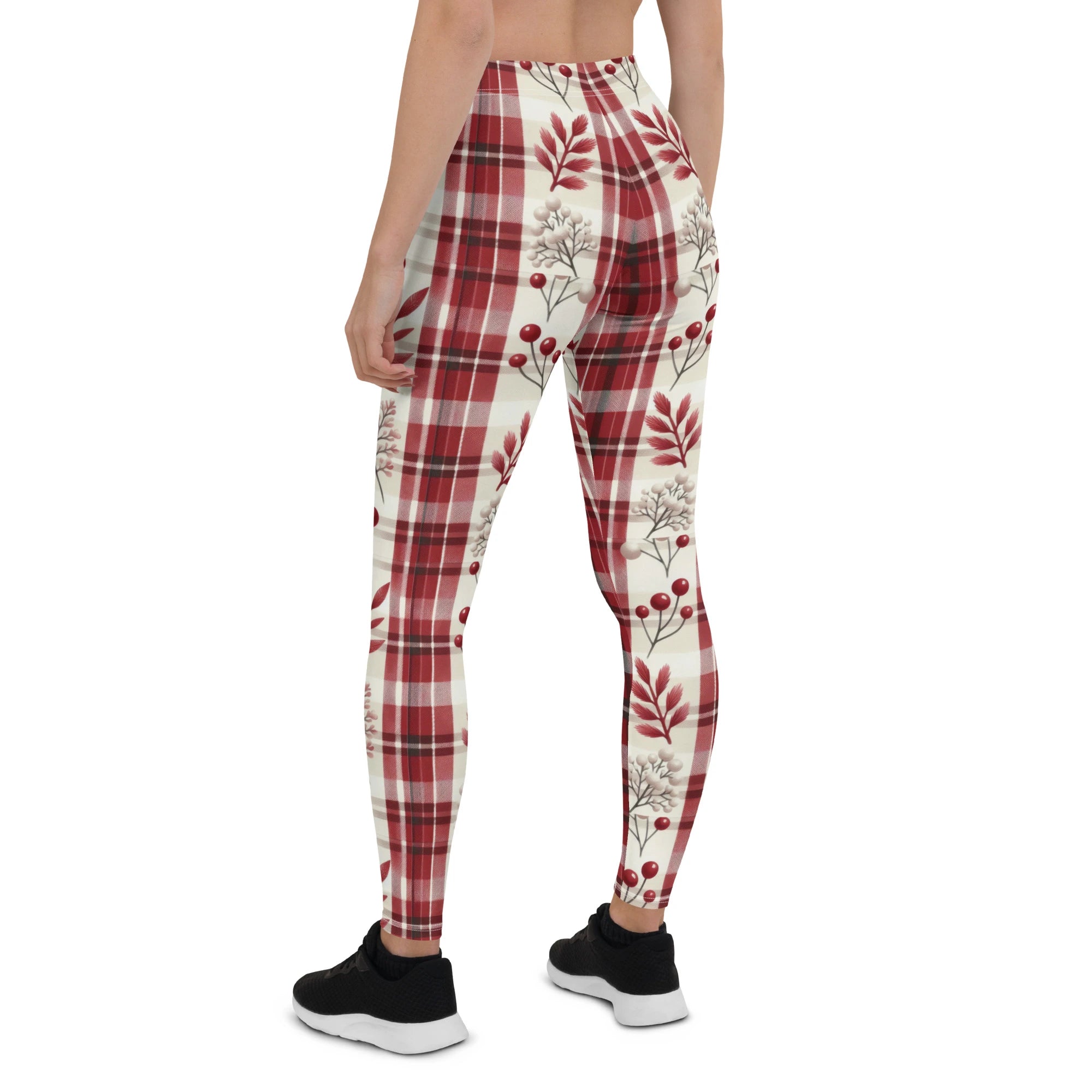 Red-Plaid-Christmas-Leggings