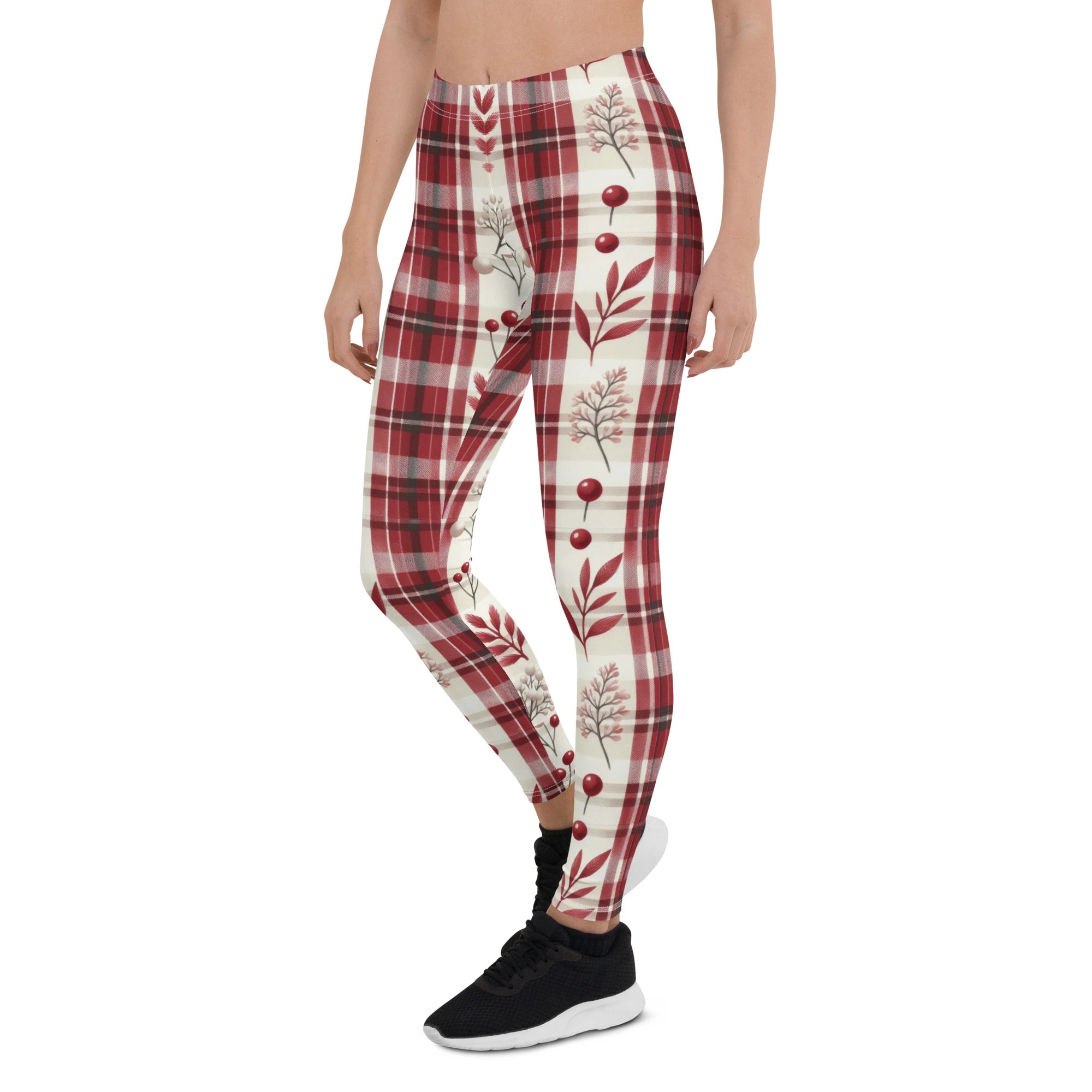 Red-Plaid-Christmas-Leggings