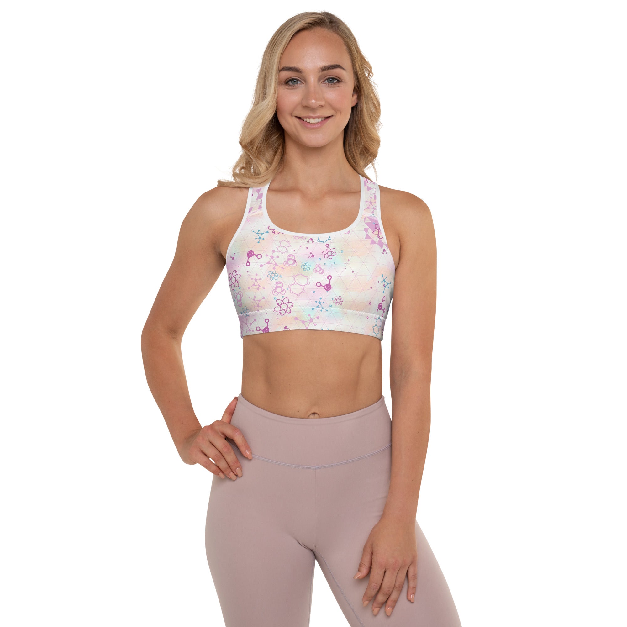 Chemistry Padded Sports BRA - Water Color