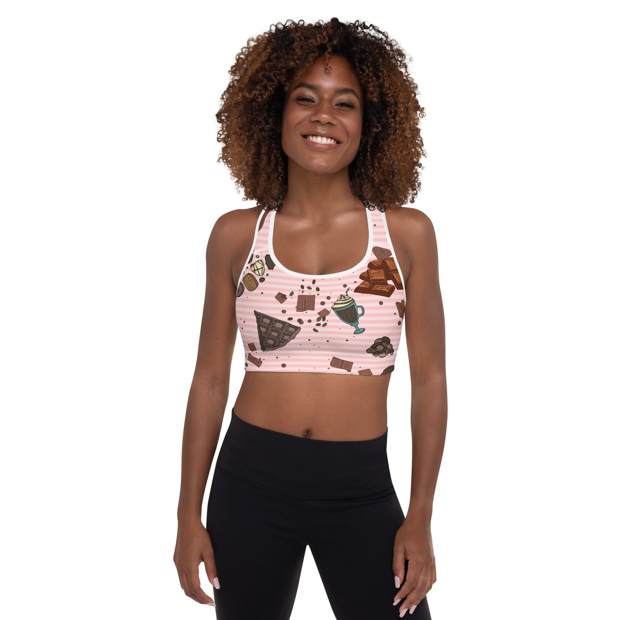 Padded Chocolate Lovers’ Sports Bra | The Perfect Fitness Gift for Her