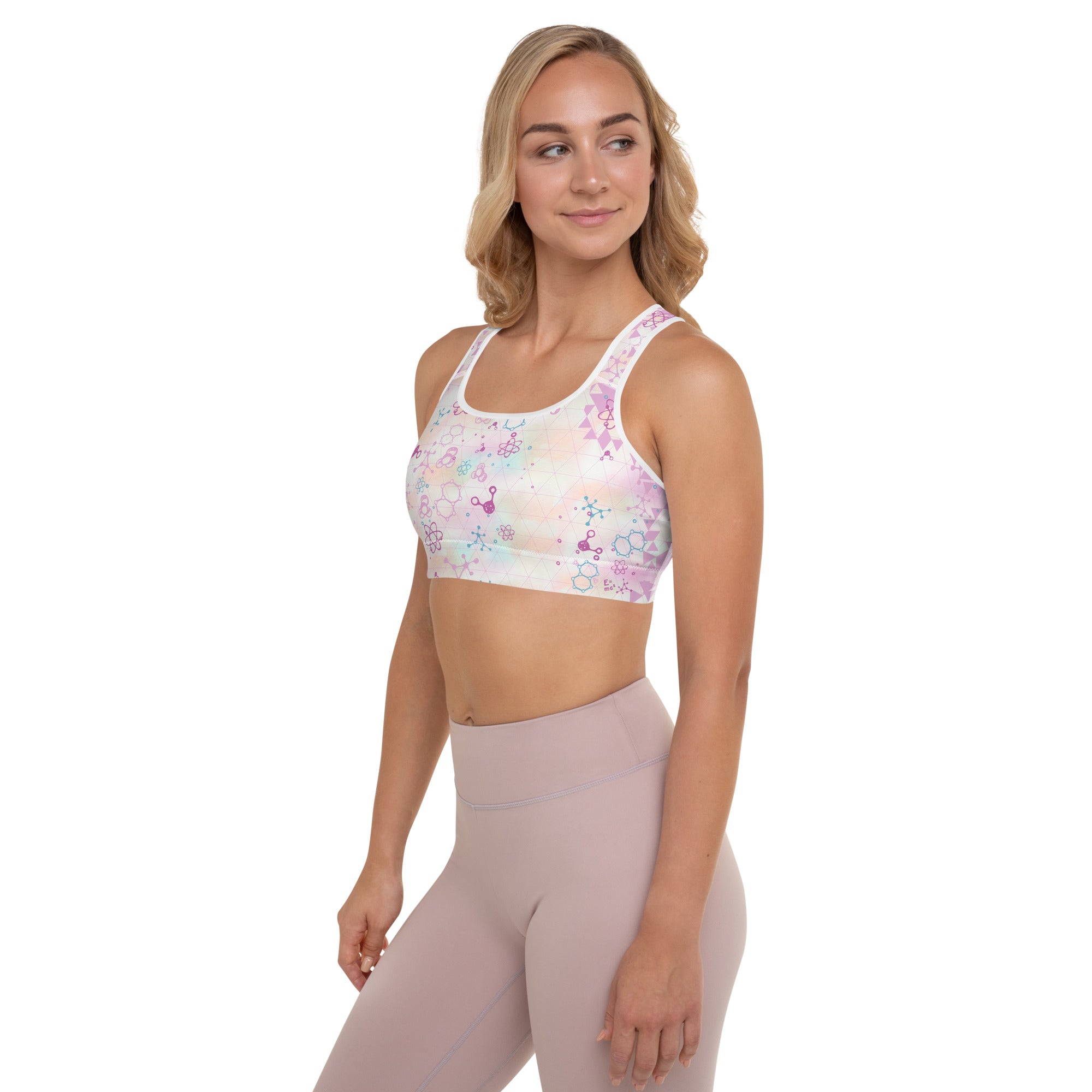 Chemistry Padded Sports BRA - Water Color