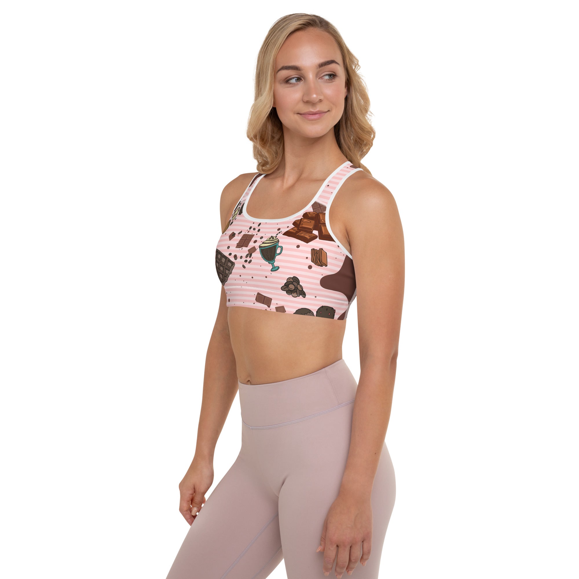 Padded Chocolate Lovers’ Sports Bra | The Perfect Fitness Gift for Her