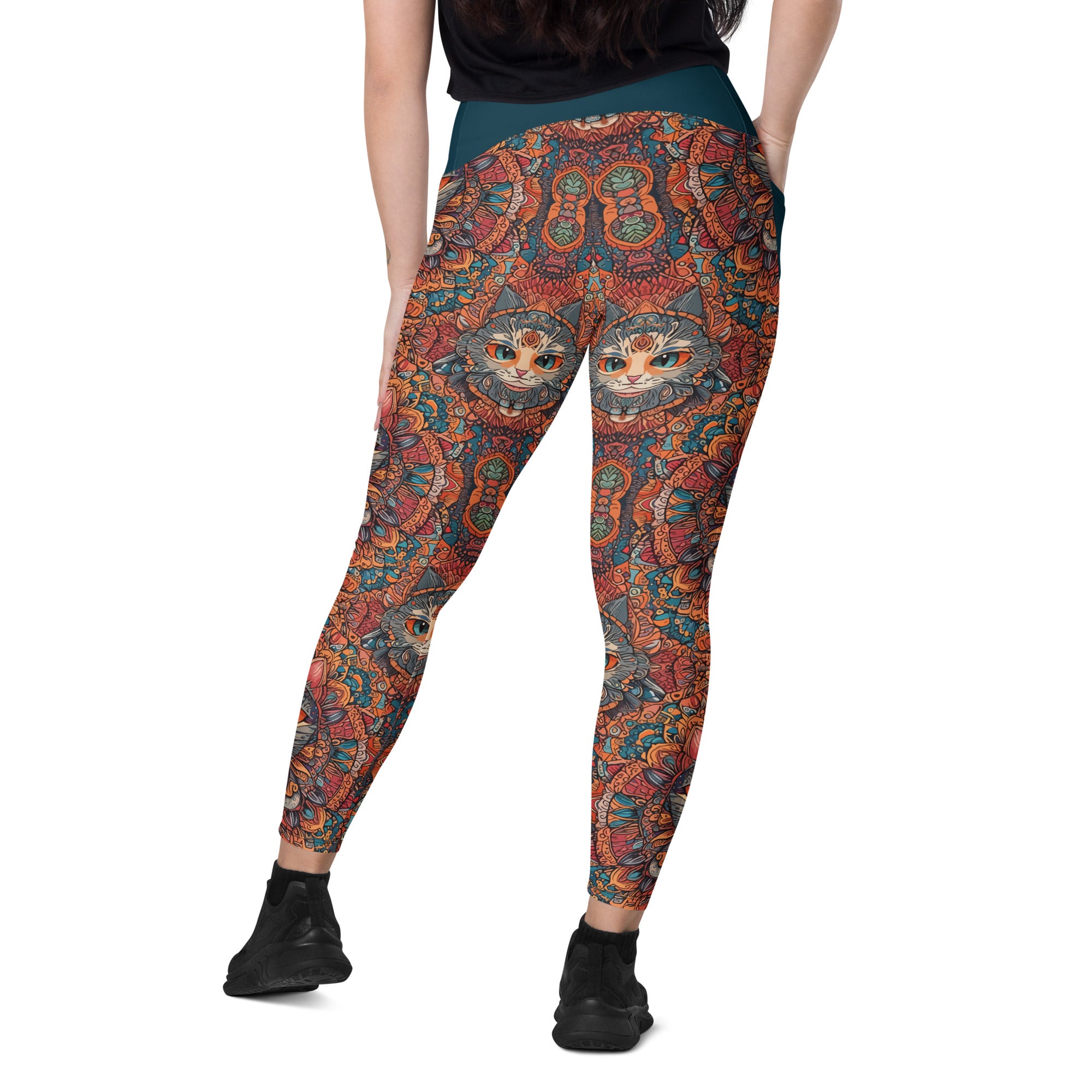 Cat Leggings | Women's Yoga Leggings | Leggings With Pockets