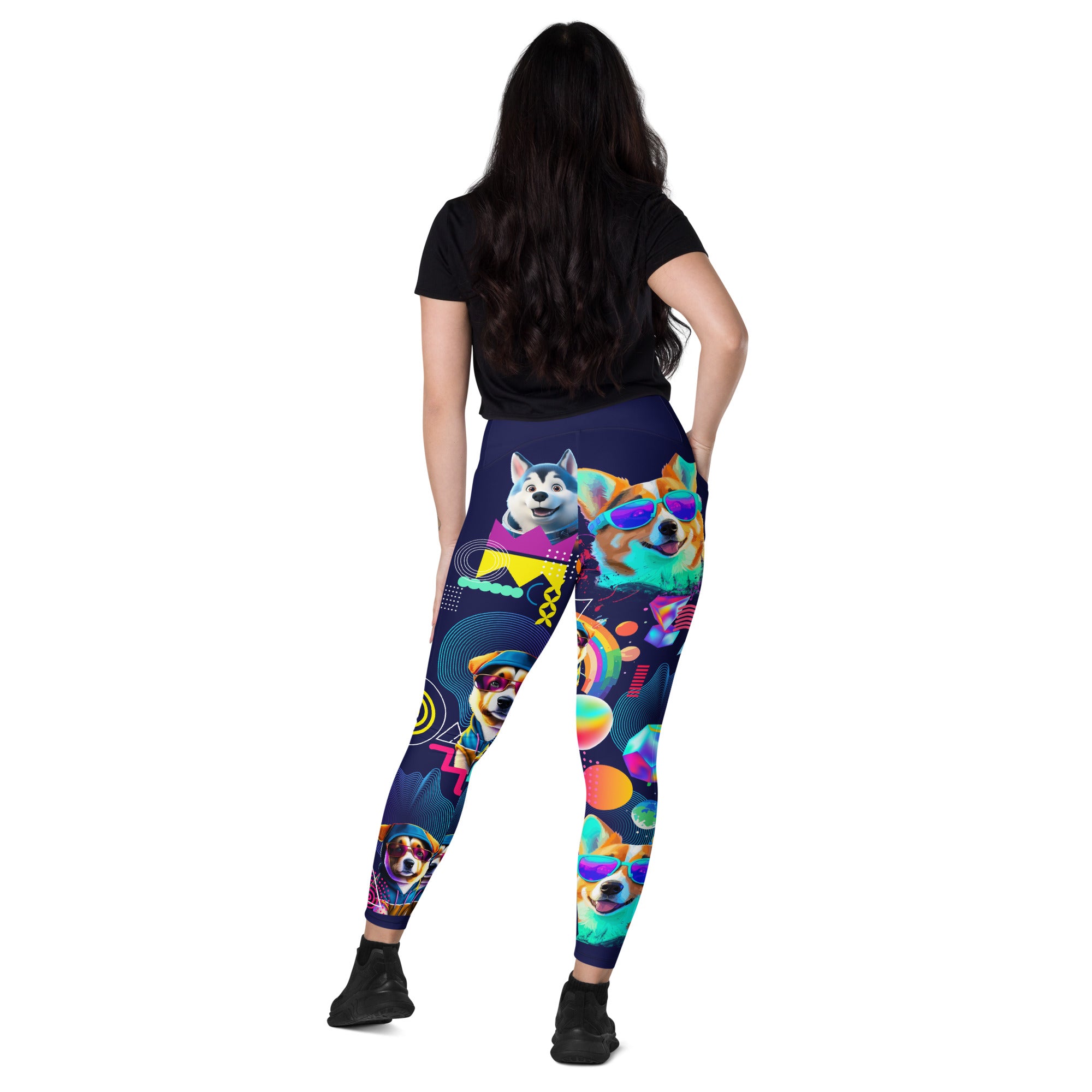 Dog Lovers Yoga Leggings | High Waist Leggings | 2 Pockets