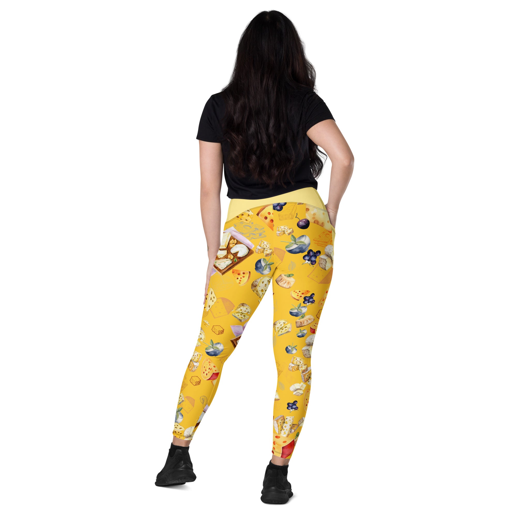 Pizza Lovers High Waist Leggings | 2 Pockets | Yoga Pants