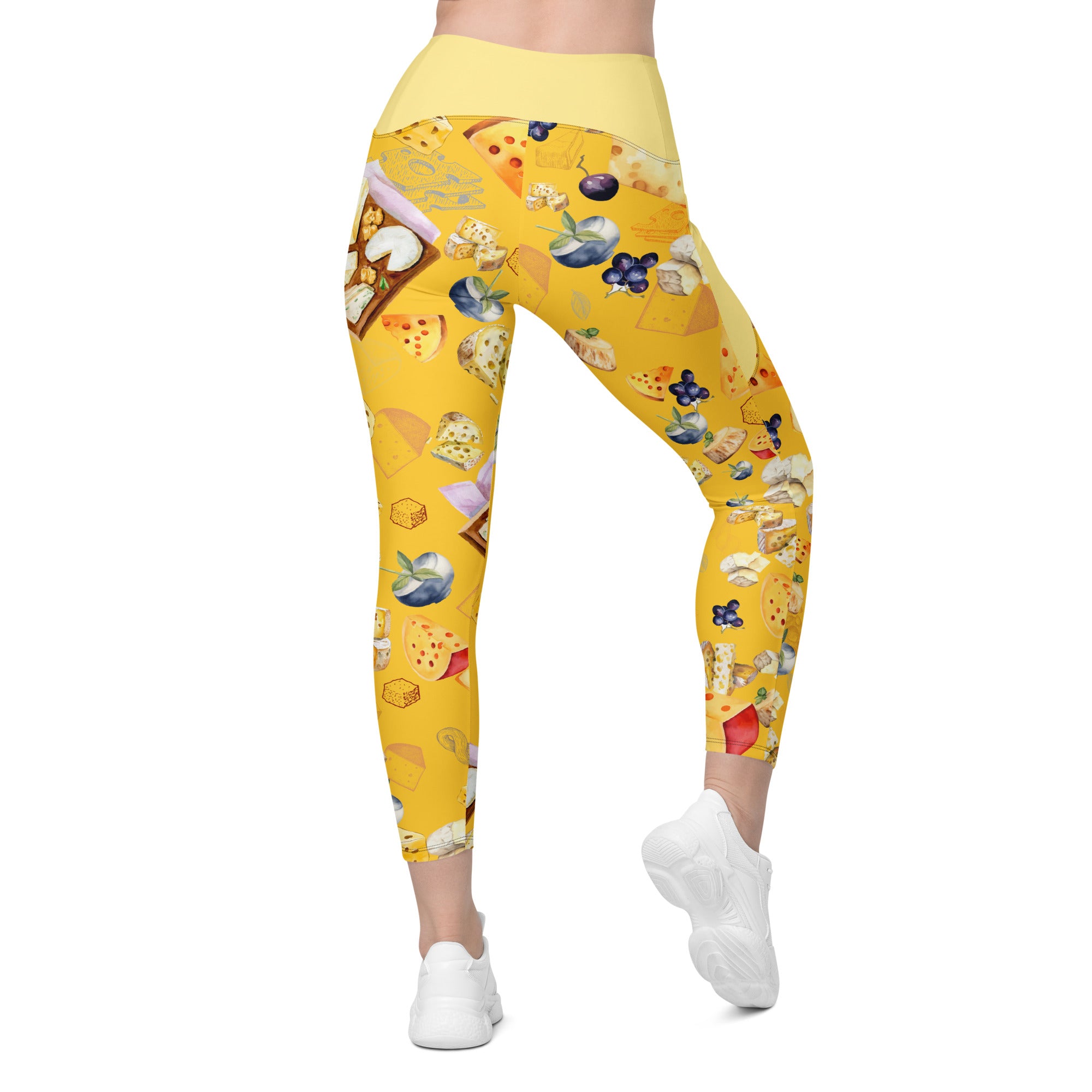 Pizza Lovers High Waist Leggings | 2 Pockets | Yoga Pants