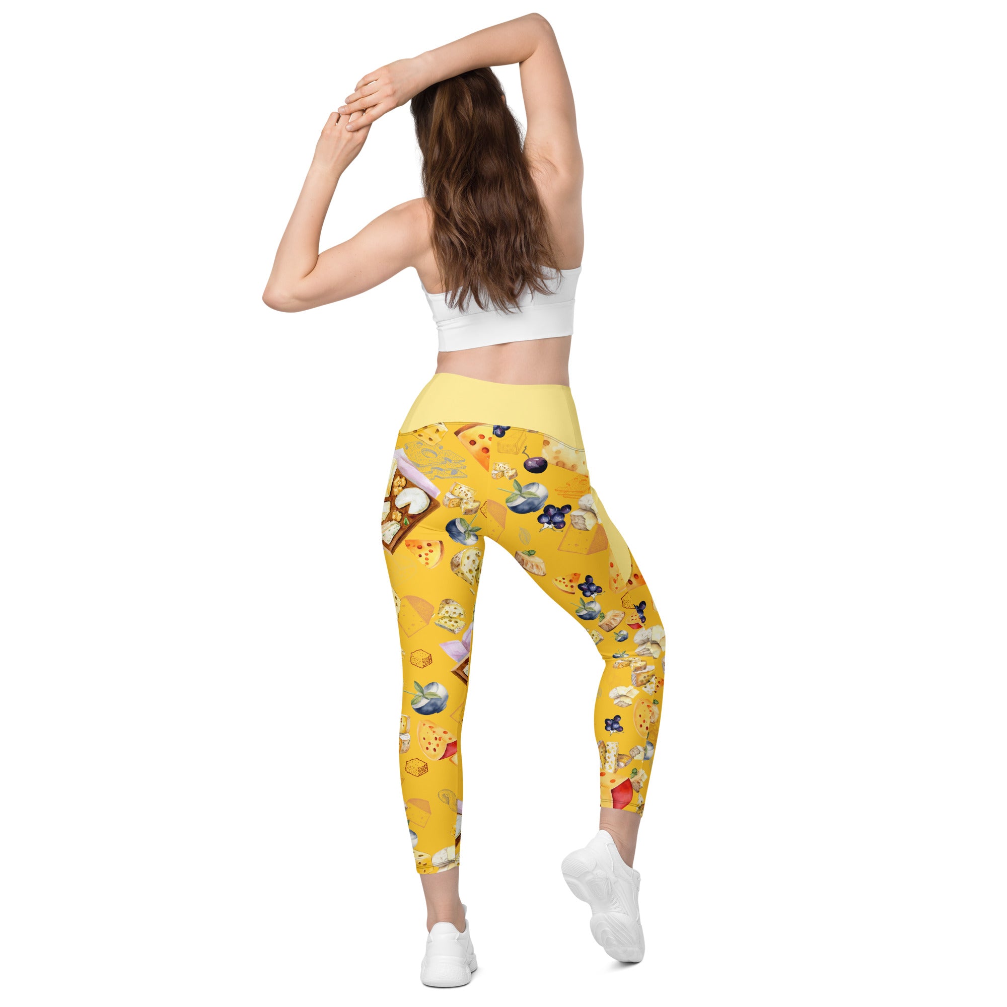 Pizza Lovers High Waist Leggings | 2 Pockets | Yoga Pants