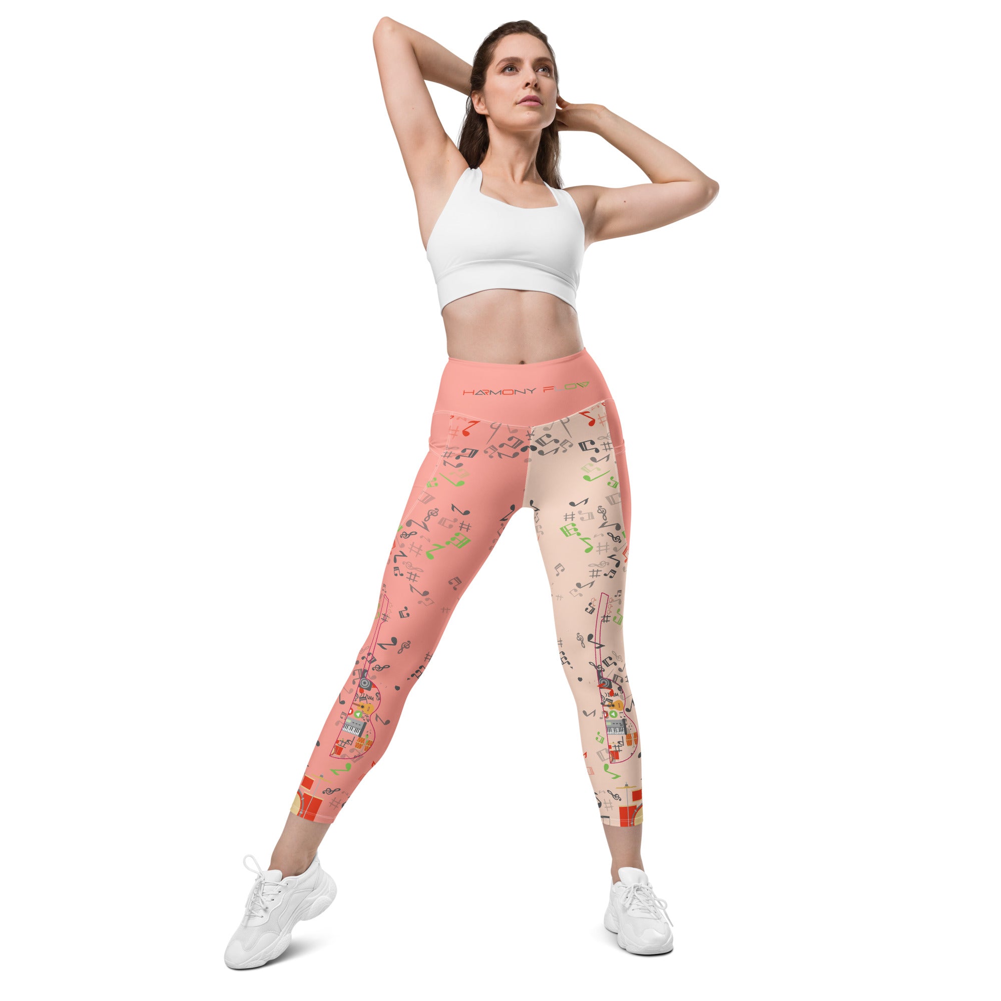 Music Lovers Yoga Leggings | 2 Pockets