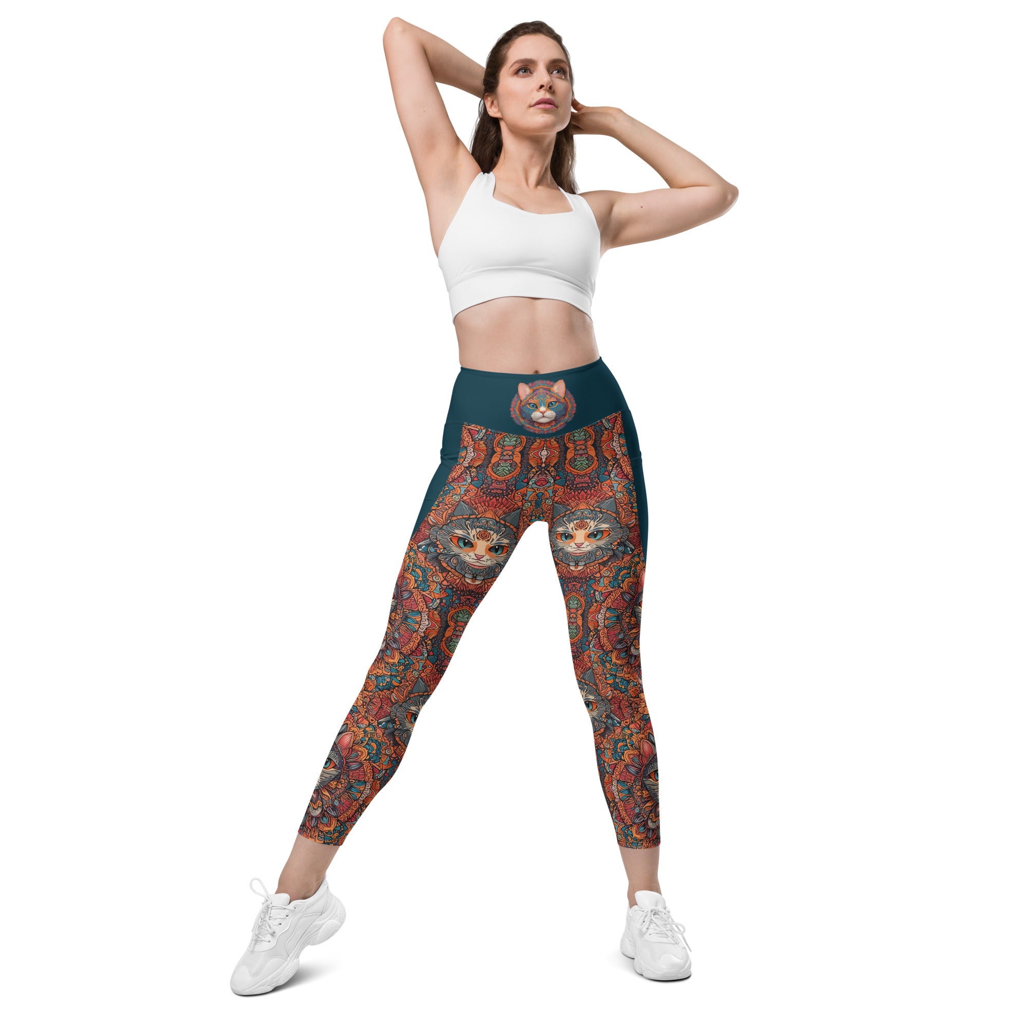 Cat Leggings | Women's Yoga Leggings | Leggings With Pockets