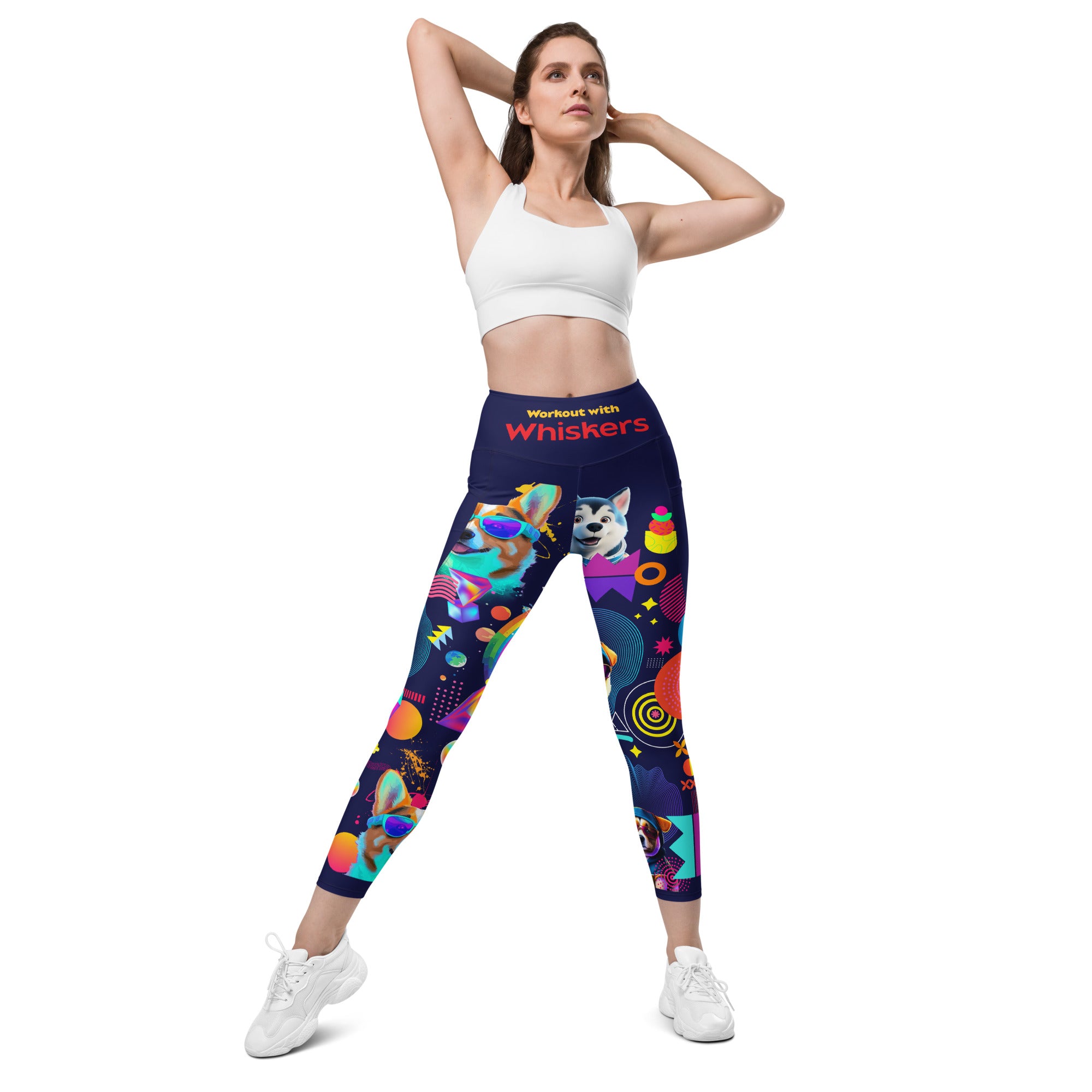 Dog Lovers Yoga Leggings | High Waist Leggings | 2 Pockets