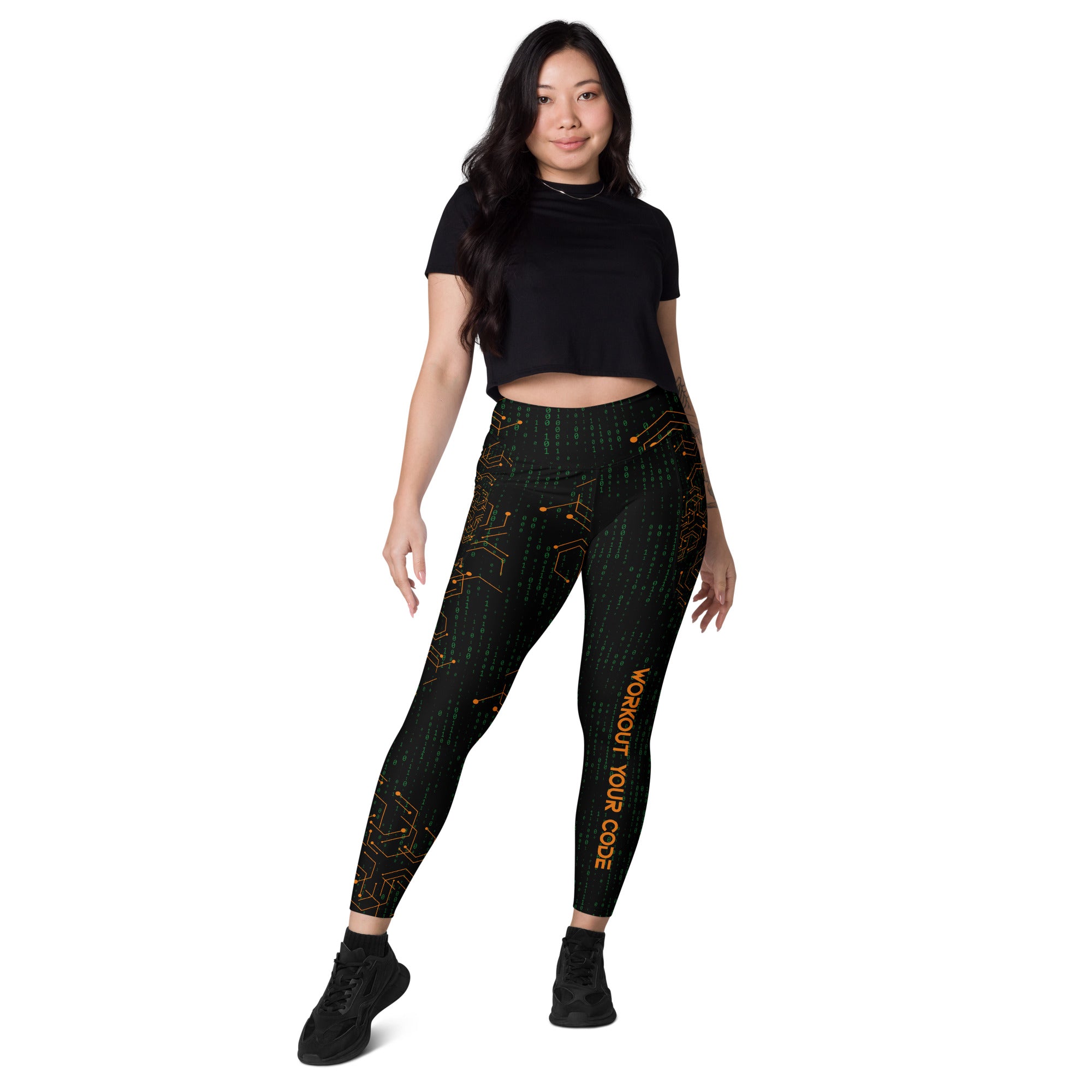 High Waist Programmer Leggings | 2 Pockets