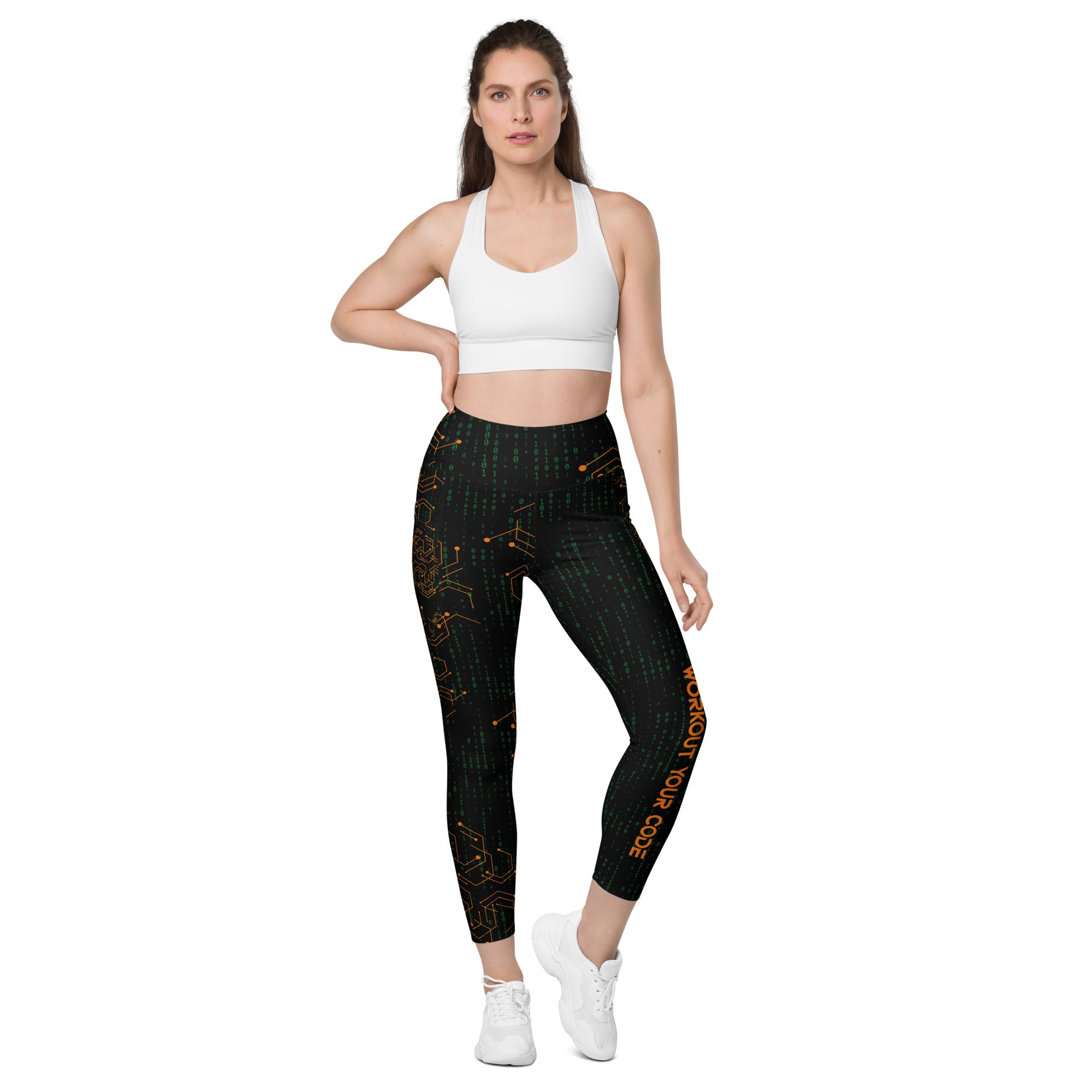 High Waist Programmer Leggings | 2 Pockets