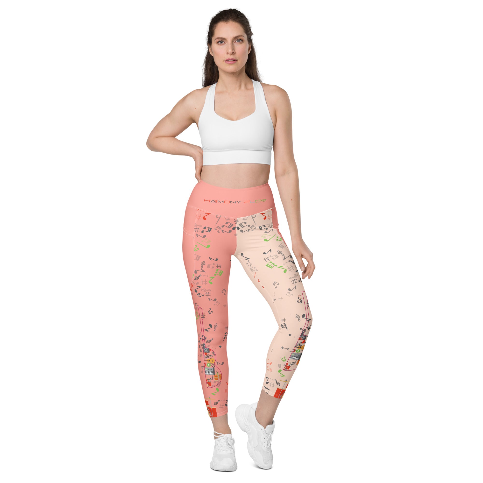 Music Lovers Yoga Leggings | 2 Pockets