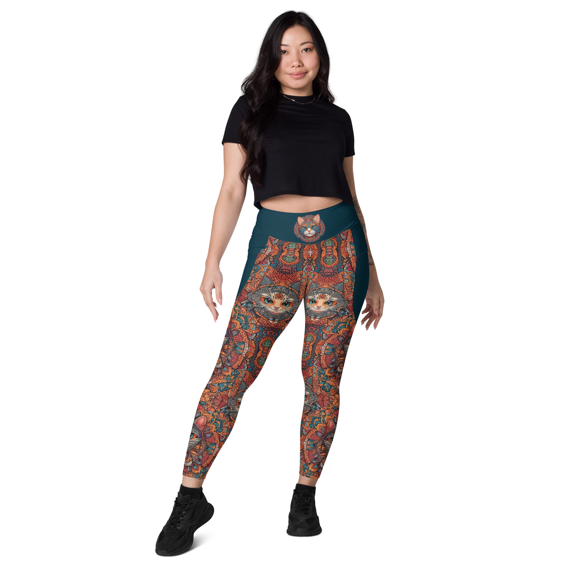 Cat Leggings | Women's Yoga Leggings | Leggings With Pockets