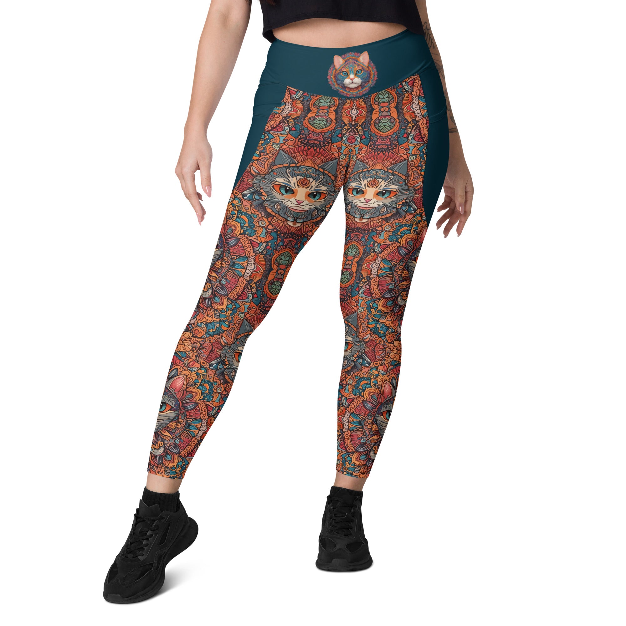 Cat Leggings | Women's Yoga Leggings | Leggings With Pockets