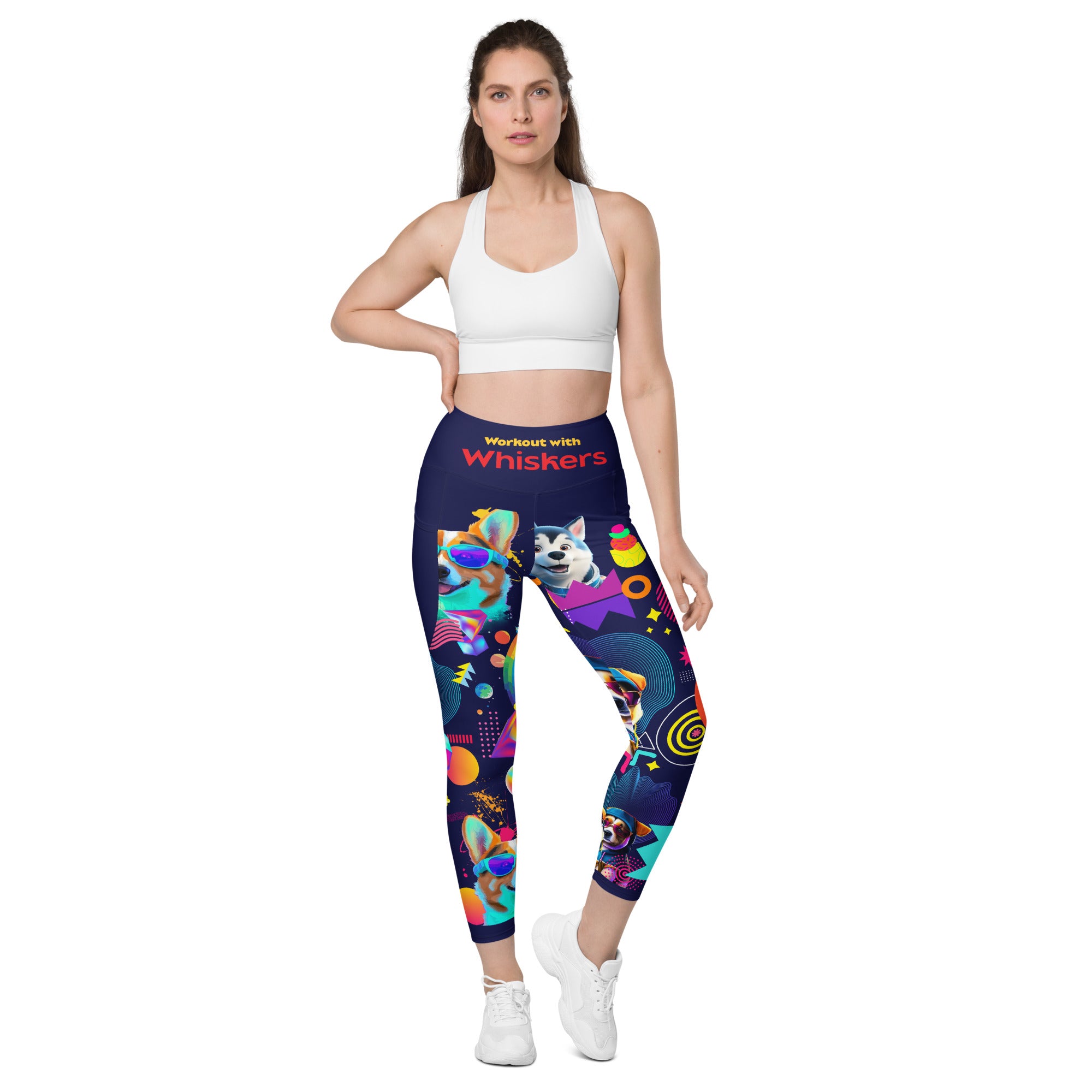 Dog Lovers Yoga Leggings | High Waist Leggings | 2 Pockets