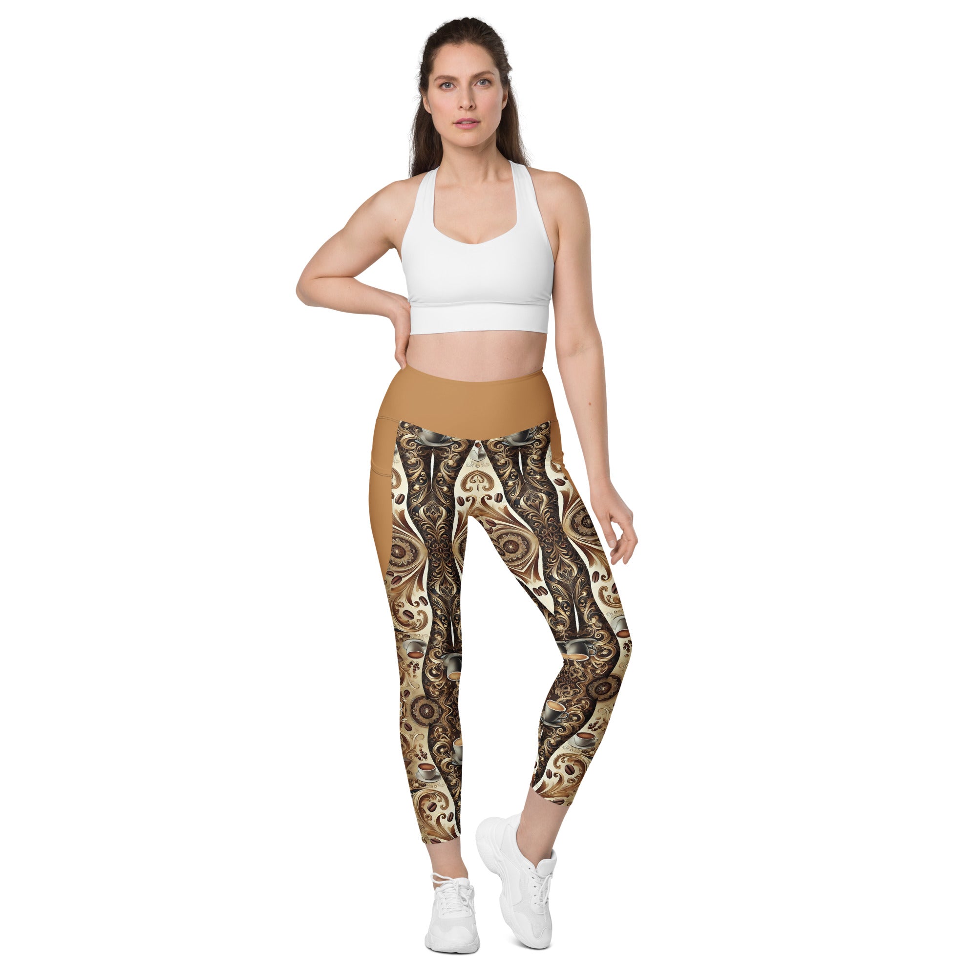 Coffee Lovers High Waist Leggings | 2 Pockets