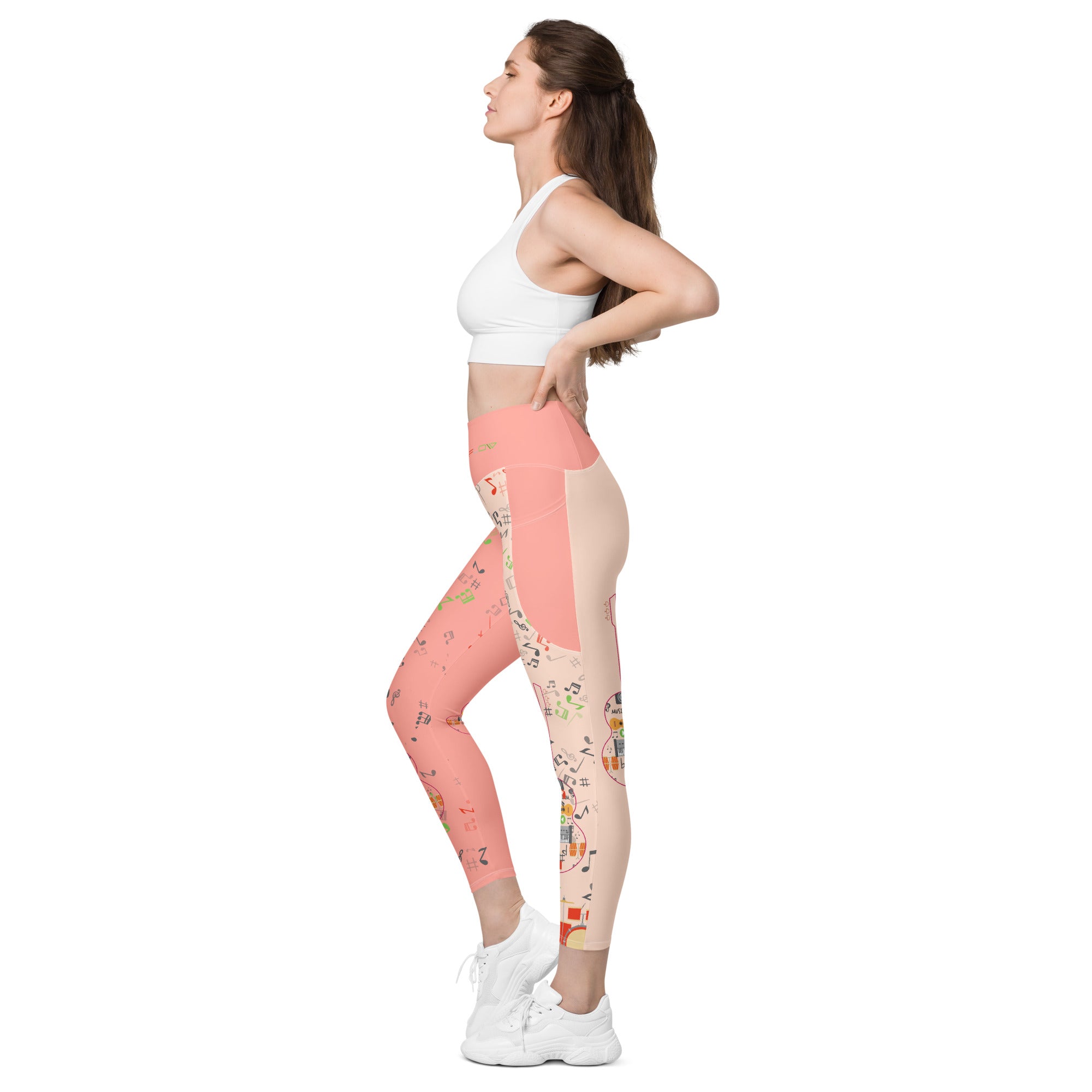 Music Lovers Yoga Leggings | 2 Pockets