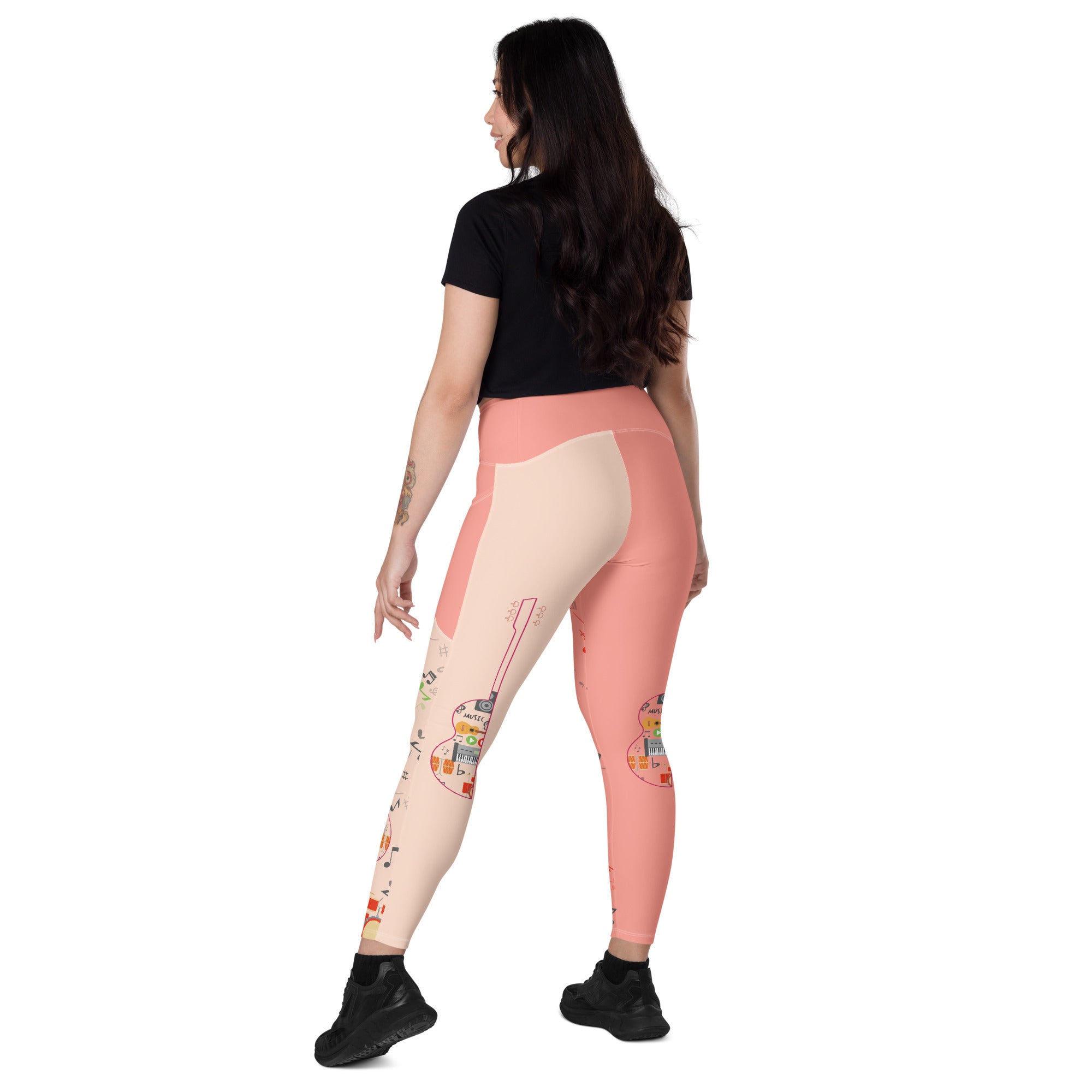 Music Lovers Yoga Leggings | 2 Pockets