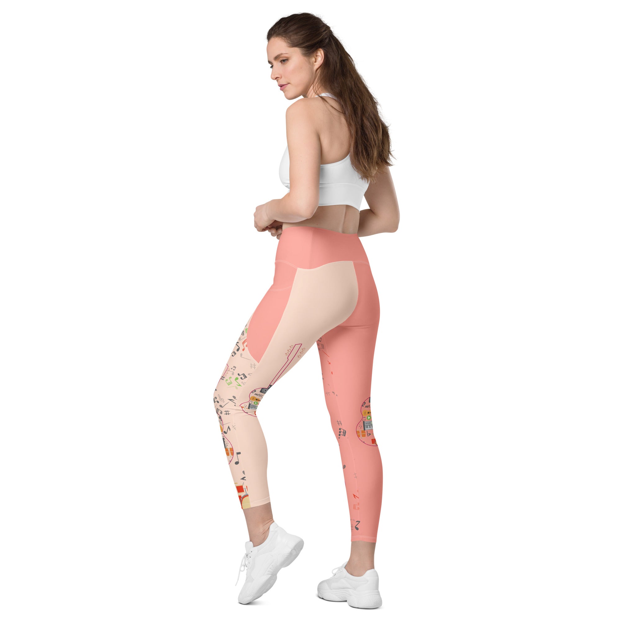 Music Lovers Yoga Leggings | 2 Pockets