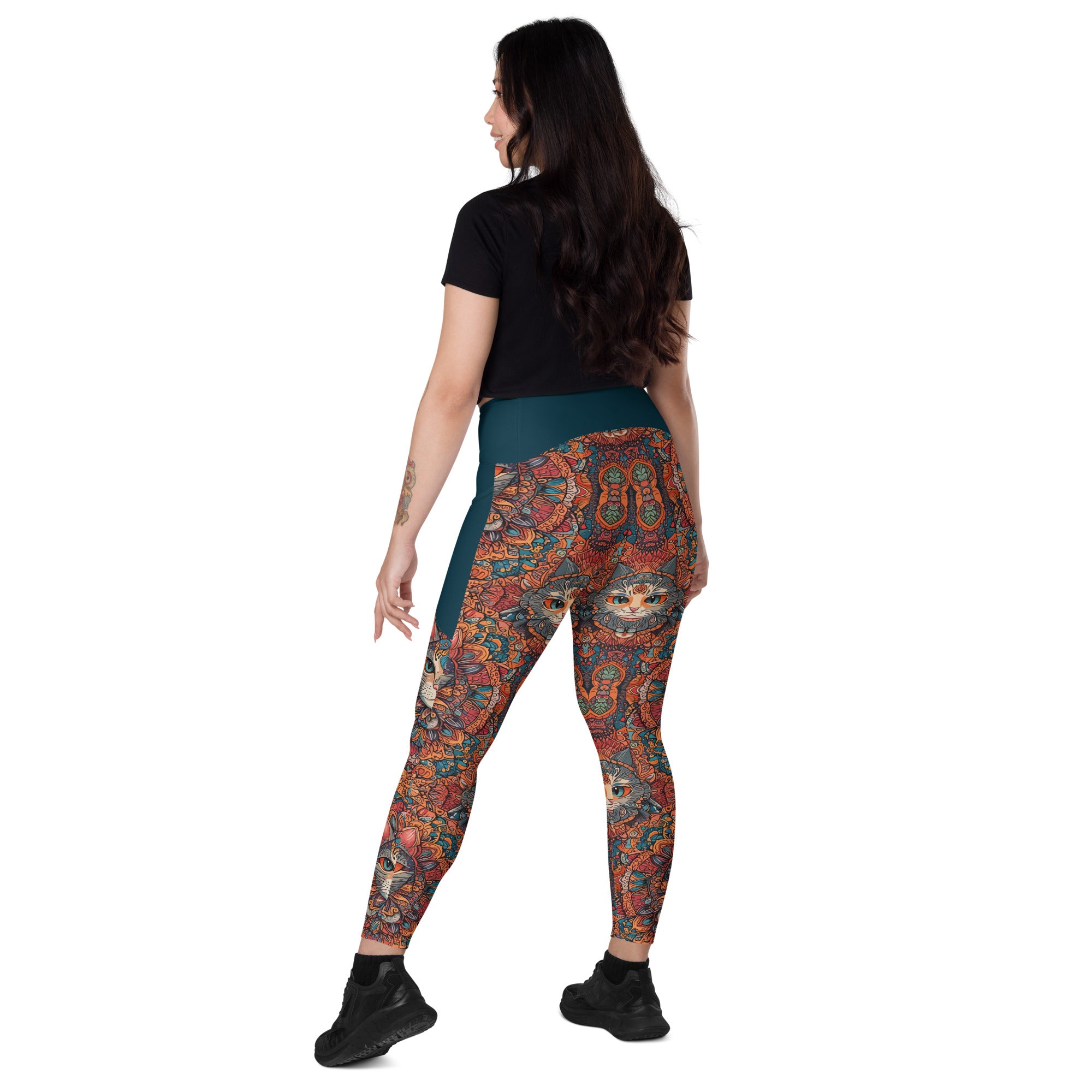 Cat Leggings | Women's Yoga Leggings | Leggings With Pockets