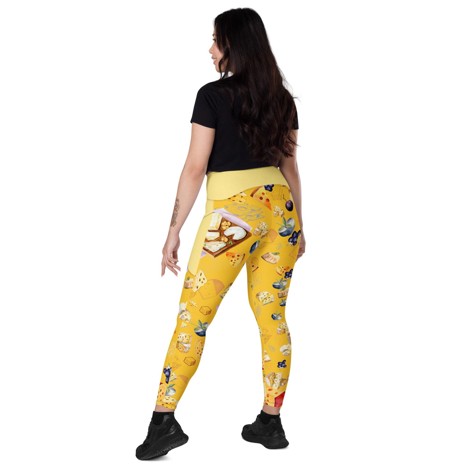 Pizza Lovers High Waist Leggings | 2 Pockets | Yoga Pants