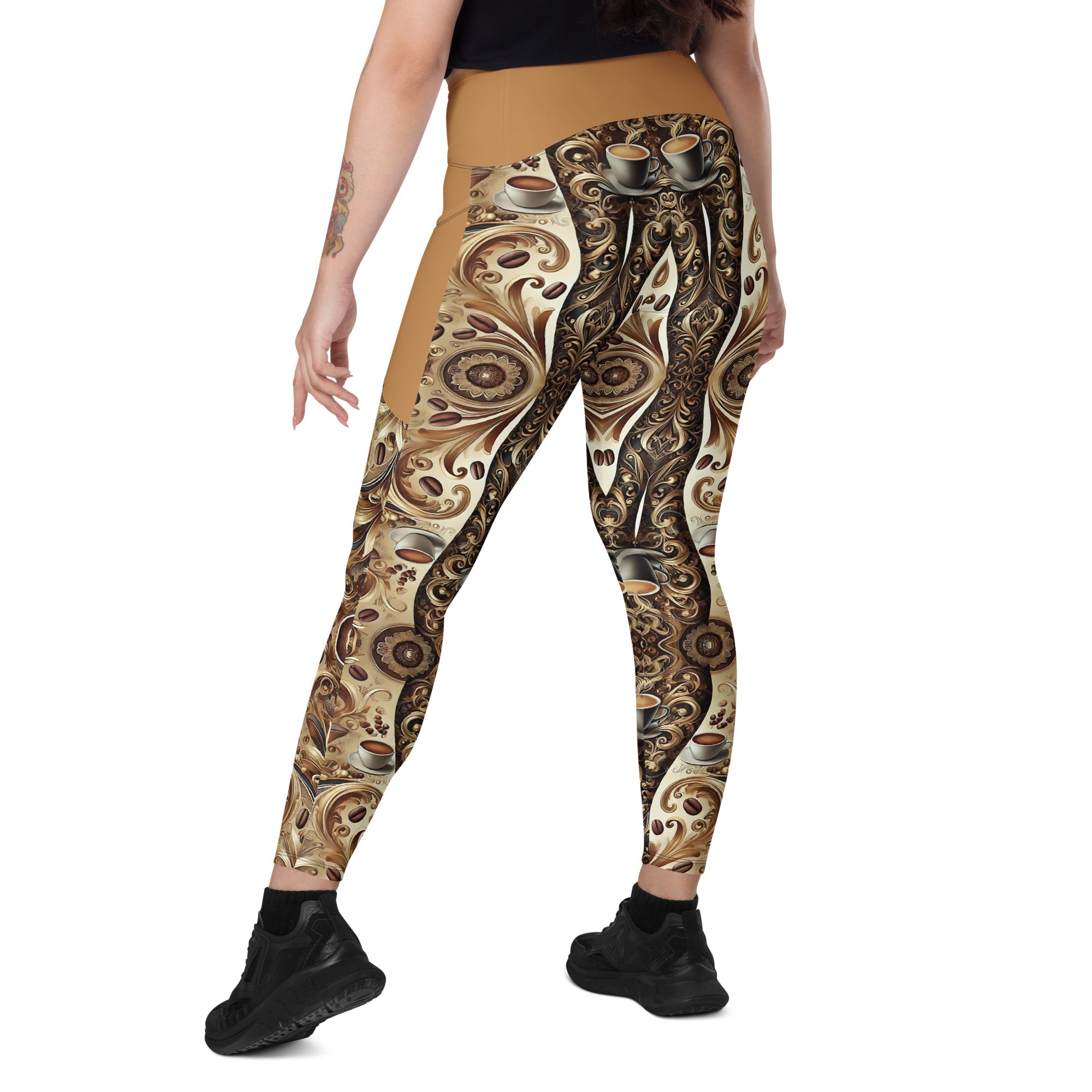 Coffee Lovers High Waist Leggings | 2 Pockets