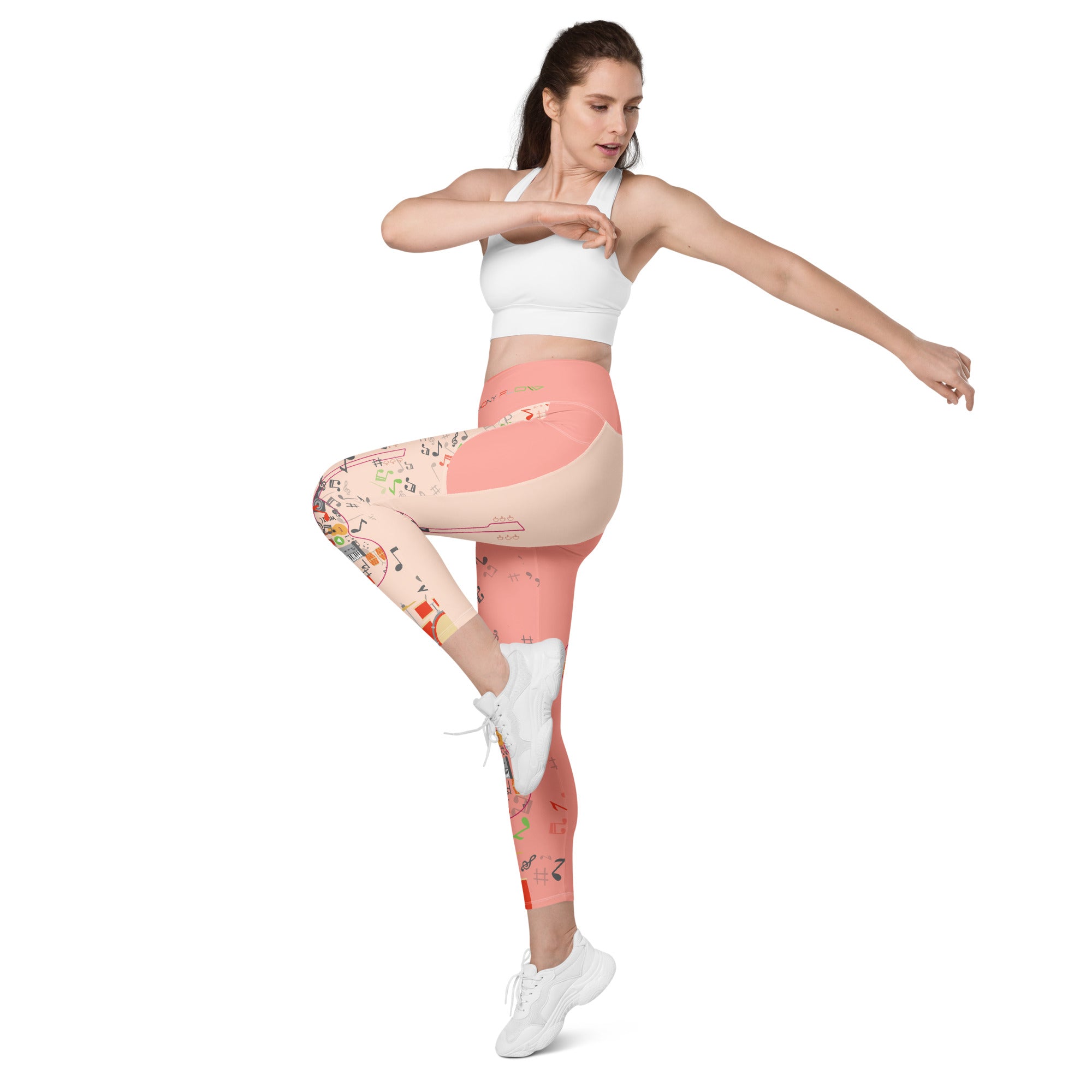 Music Lovers Yoga Leggings | 2 Pockets