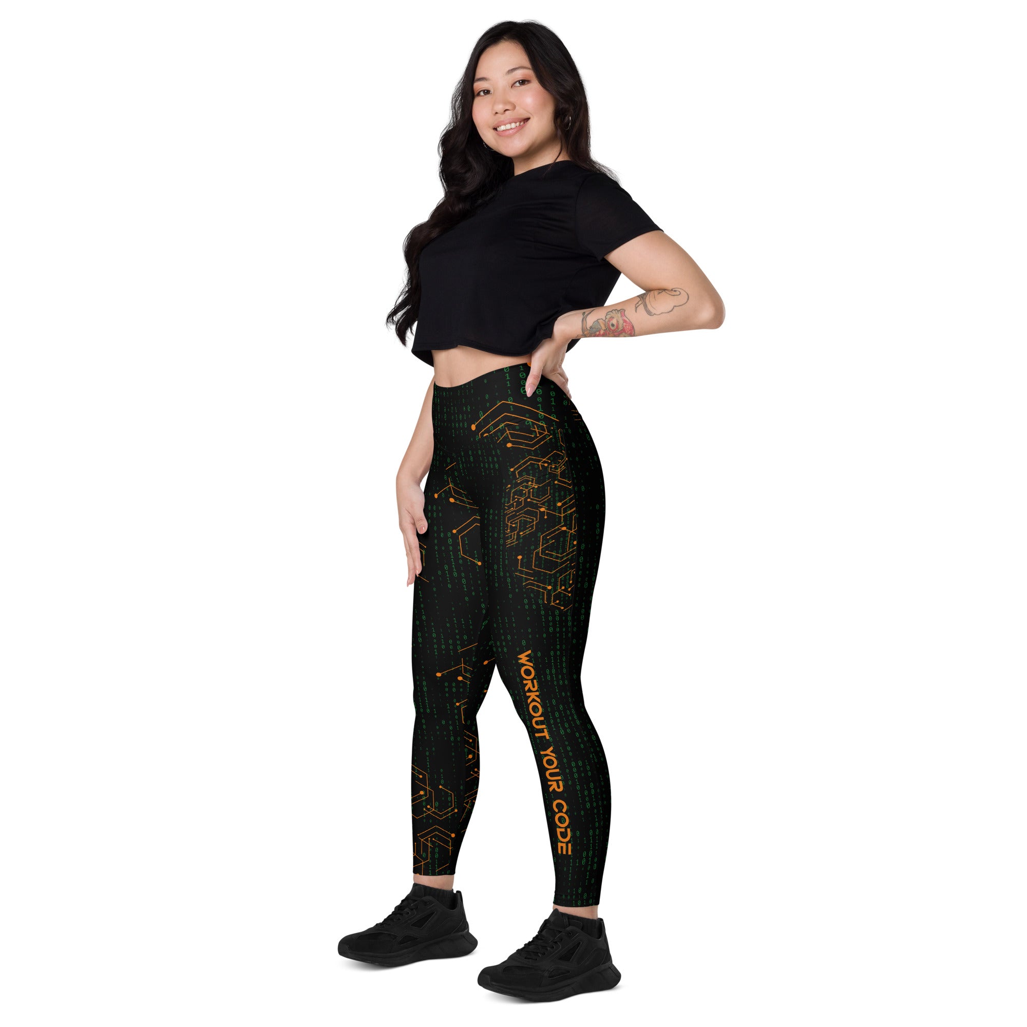 High Waist Programmer Leggings | 2 Pockets