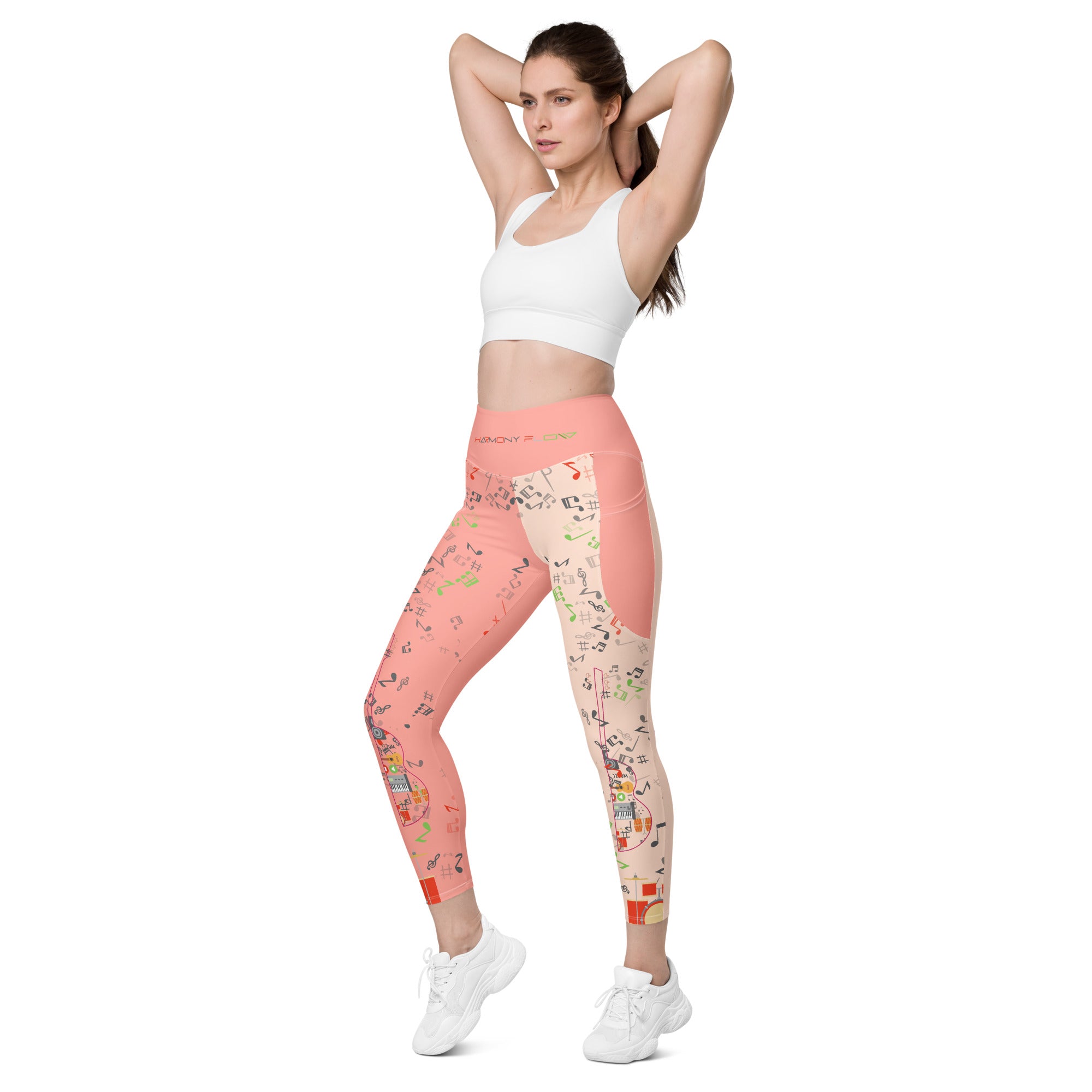 Music Lovers Yoga Leggings | 2 Pockets