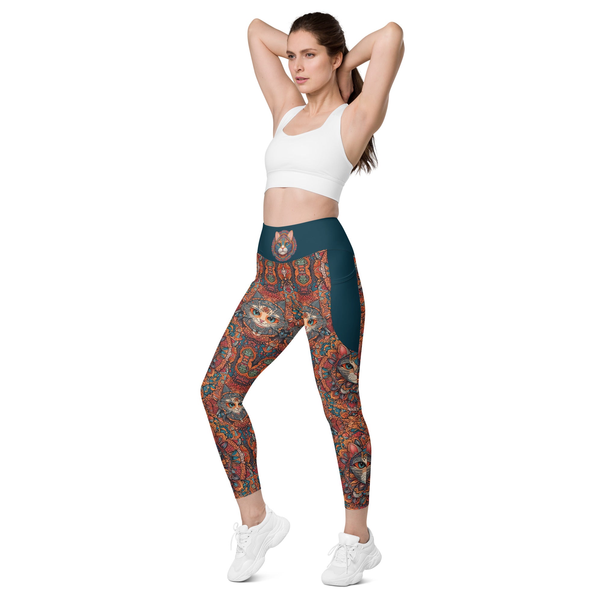 Cat Leggings | Women's Yoga Leggings | Leggings With Pockets