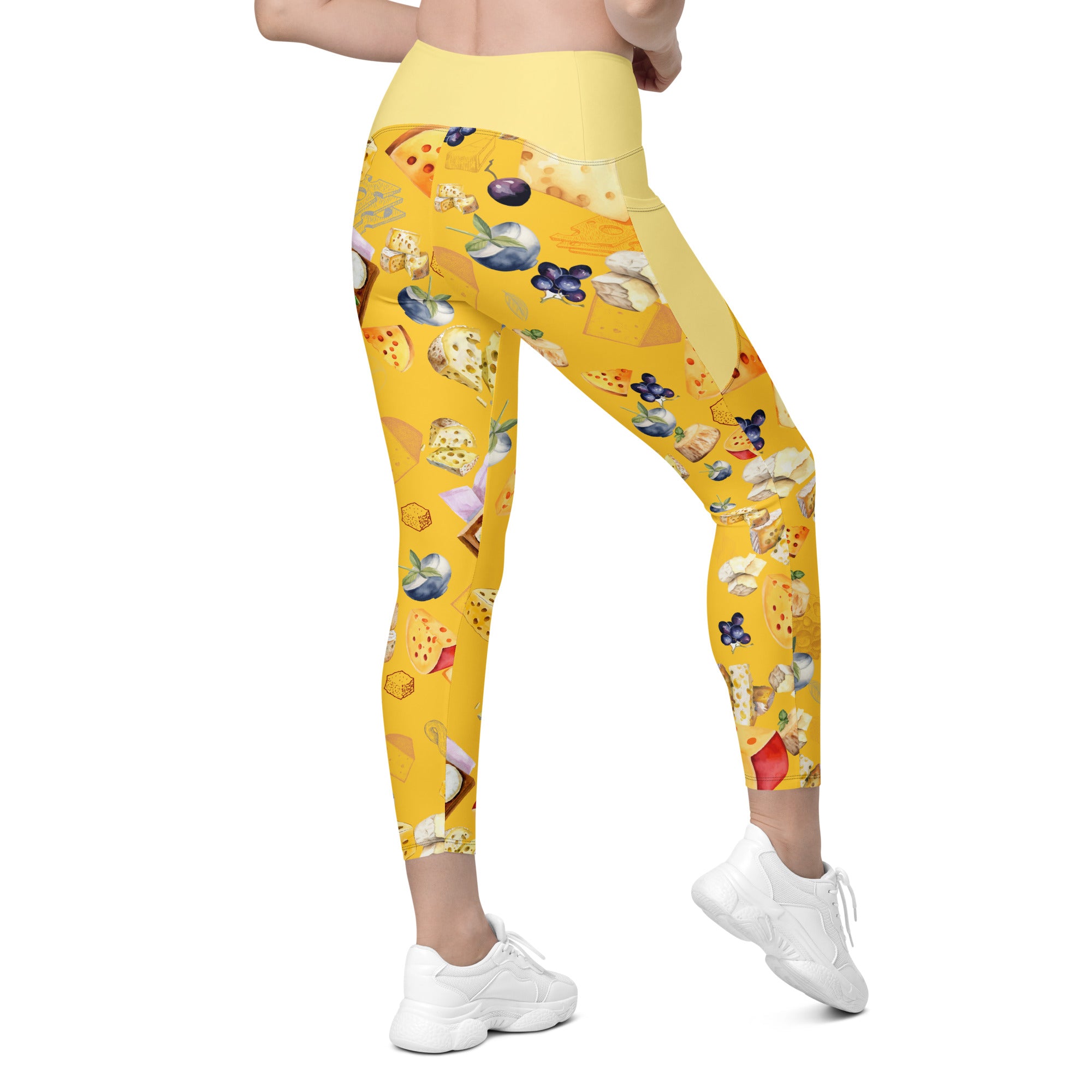 Pizza Lovers High Waist Leggings | 2 Pockets | Yoga Pants