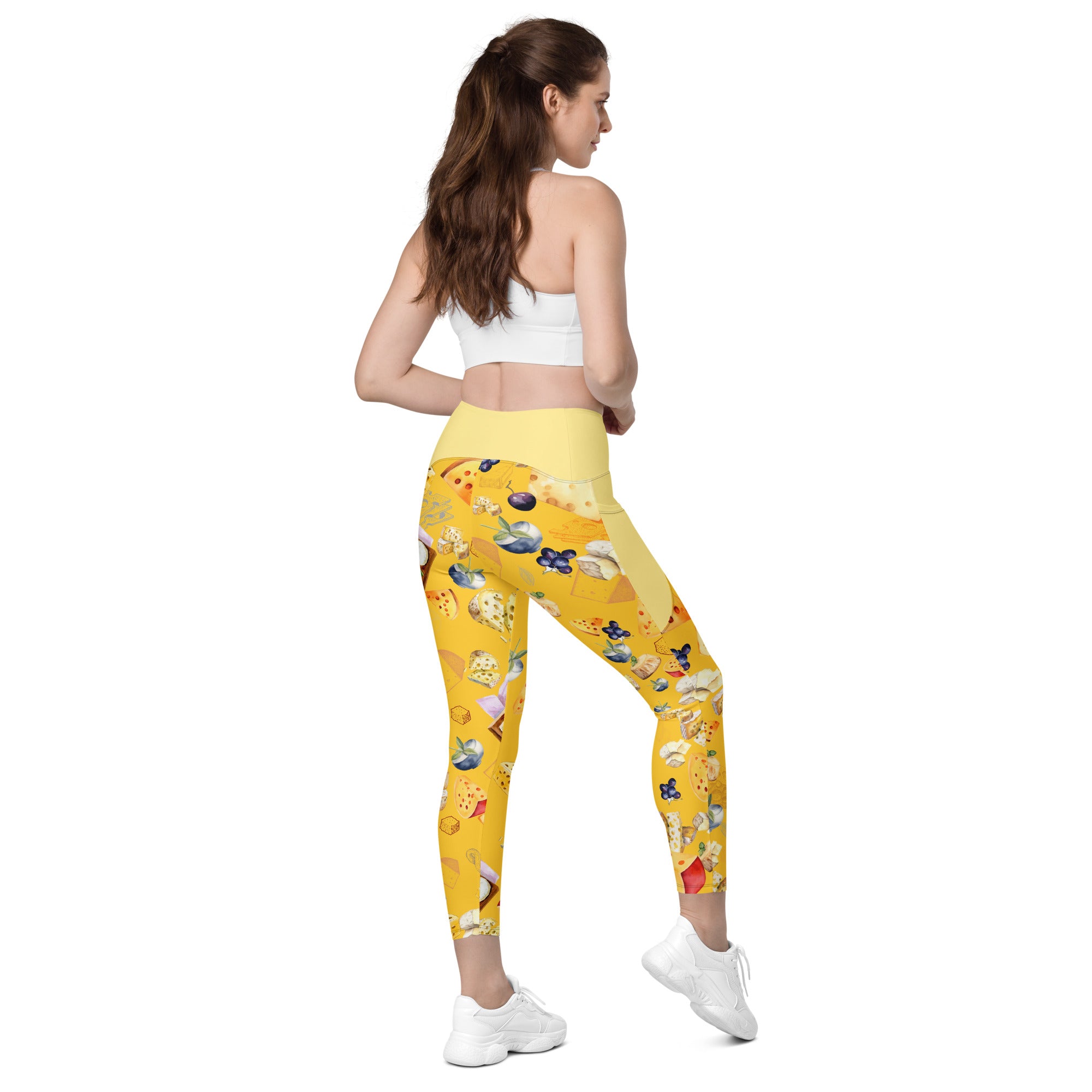 Pizza Lovers High Waist Leggings | 2 Pockets | Yoga Pants