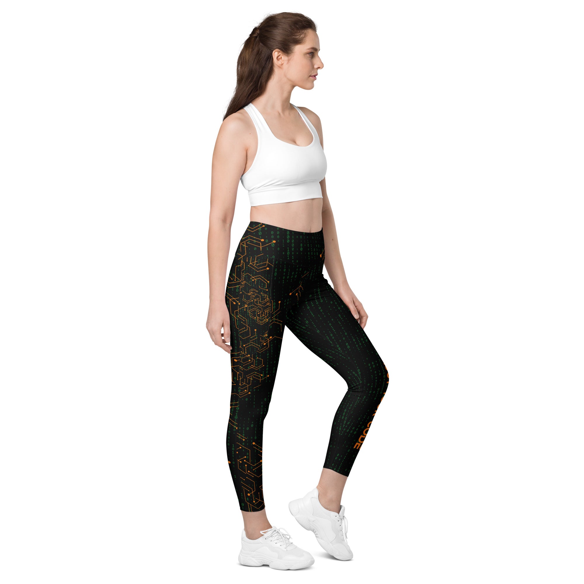 High Waist Programmer Leggings | 2 Pockets