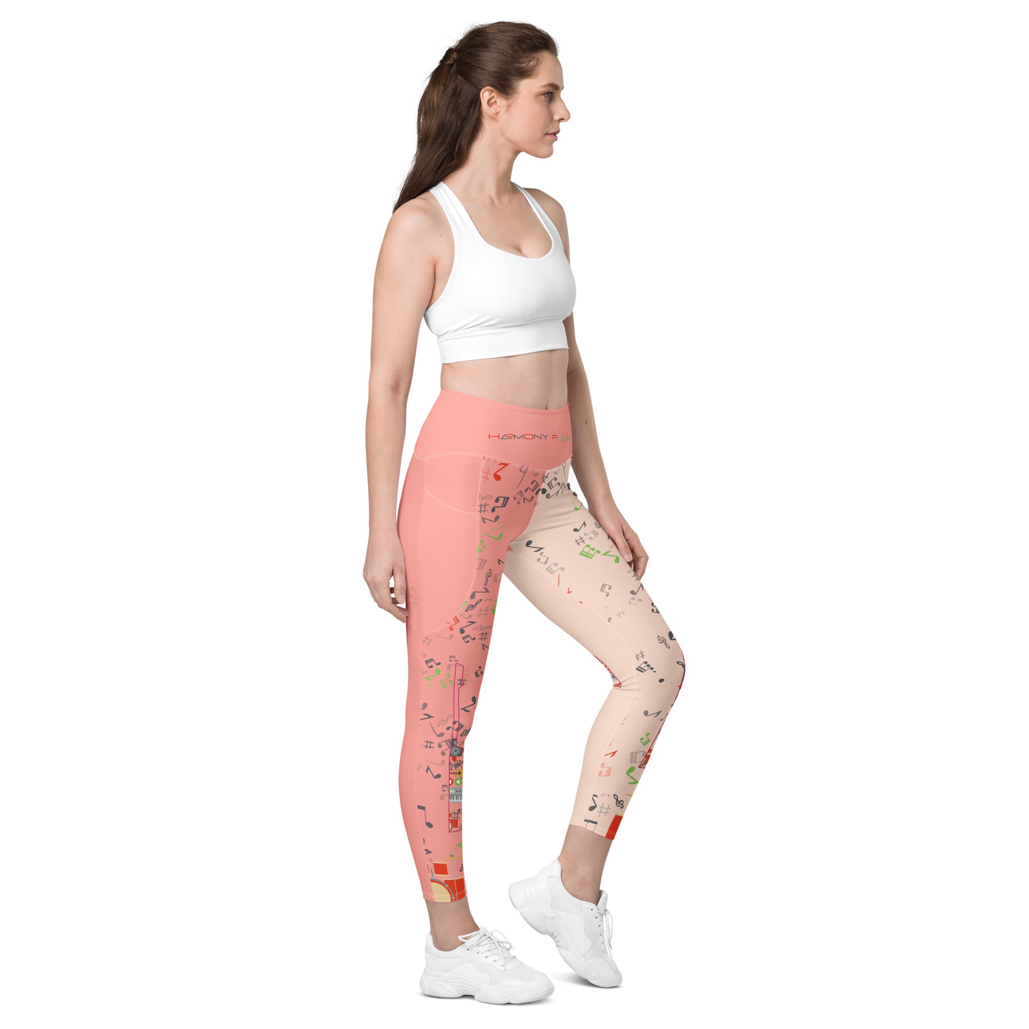 Music Lovers Yoga Leggings | 2 Pockets