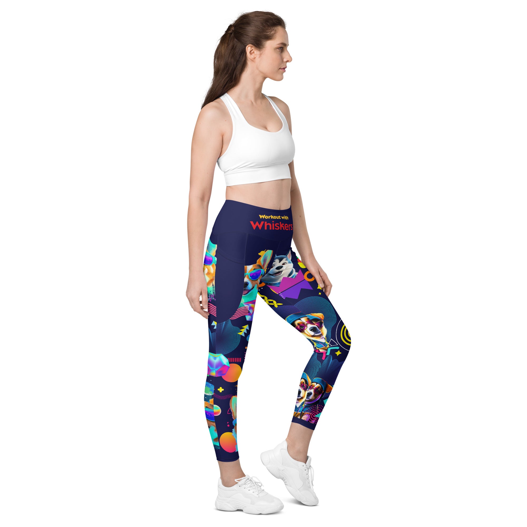 Dog Lovers Yoga Leggings | High Waist Leggings | 2 Pockets