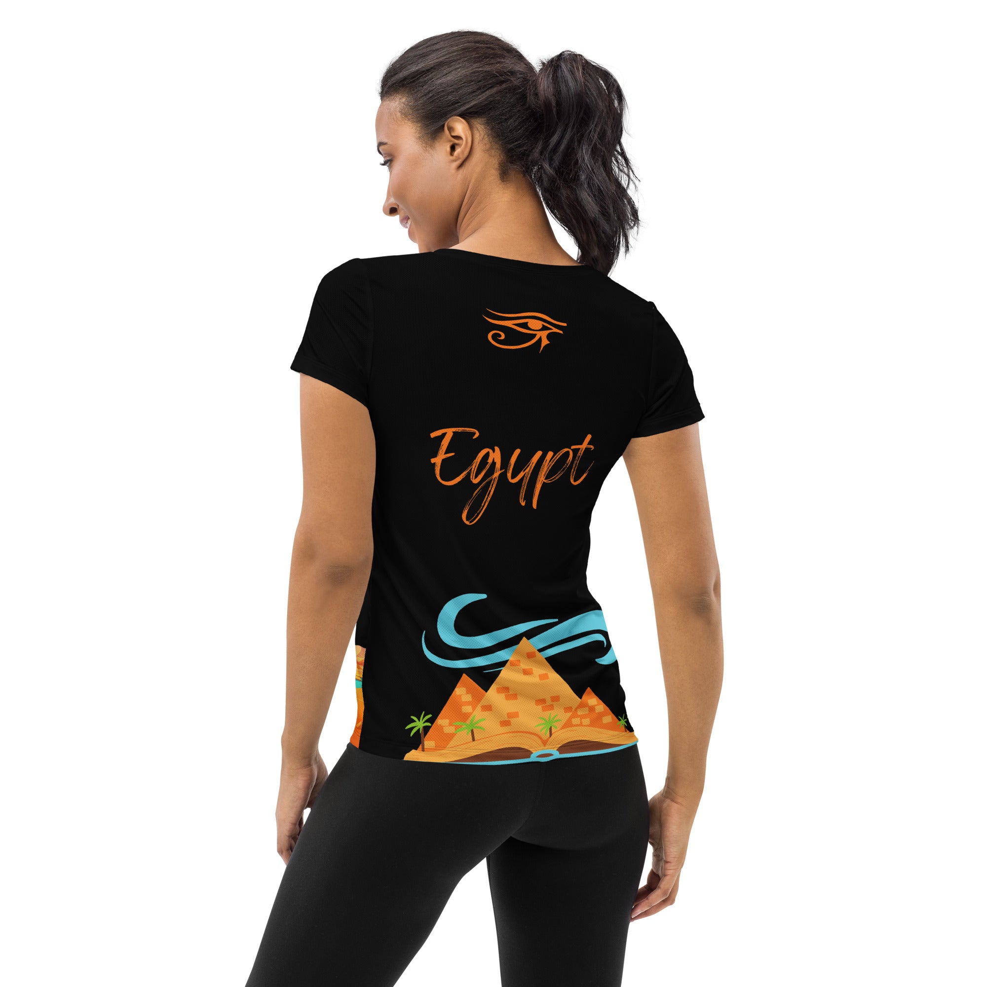 Ancient Egyptian Women's Athletic T-Shirt | Egyptian Outfits