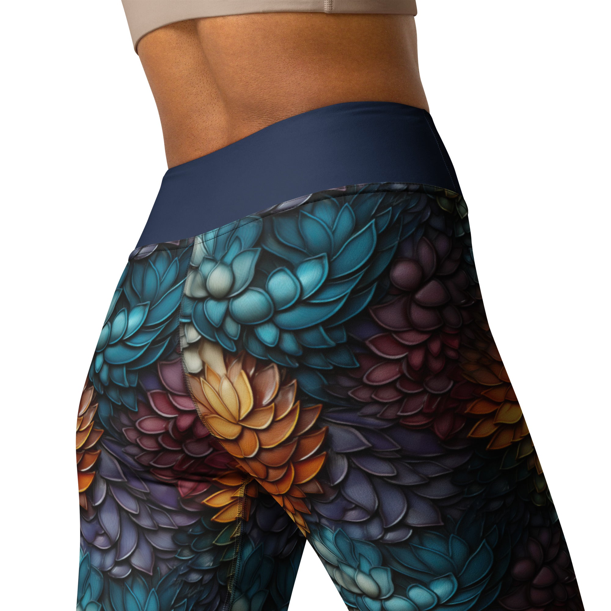 Dragon Seamless Design Yoga Leggings