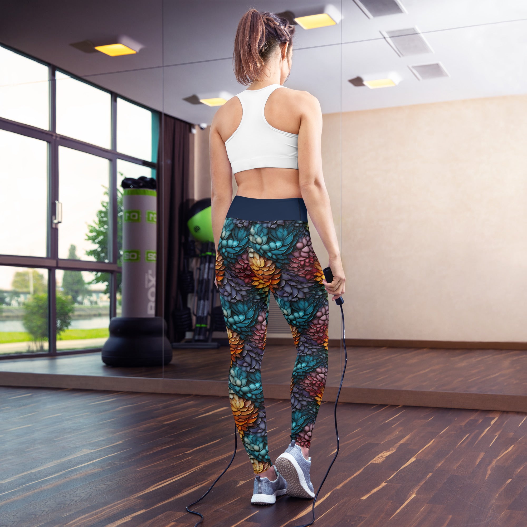 Dragon Seamless Design Yoga Leggings