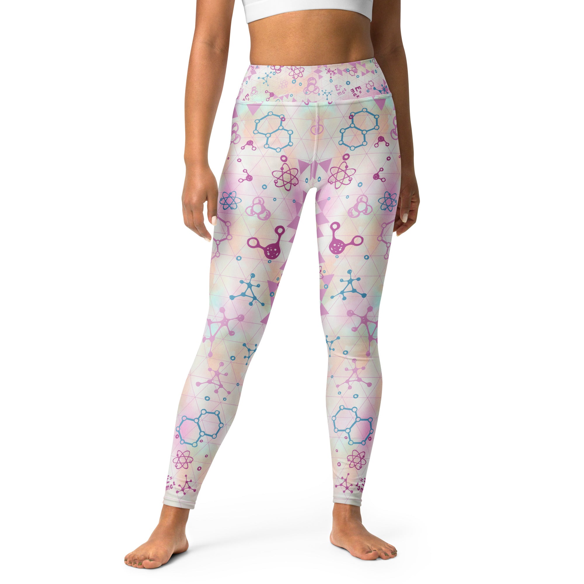 Water Color Chemistry Yoga Leggings