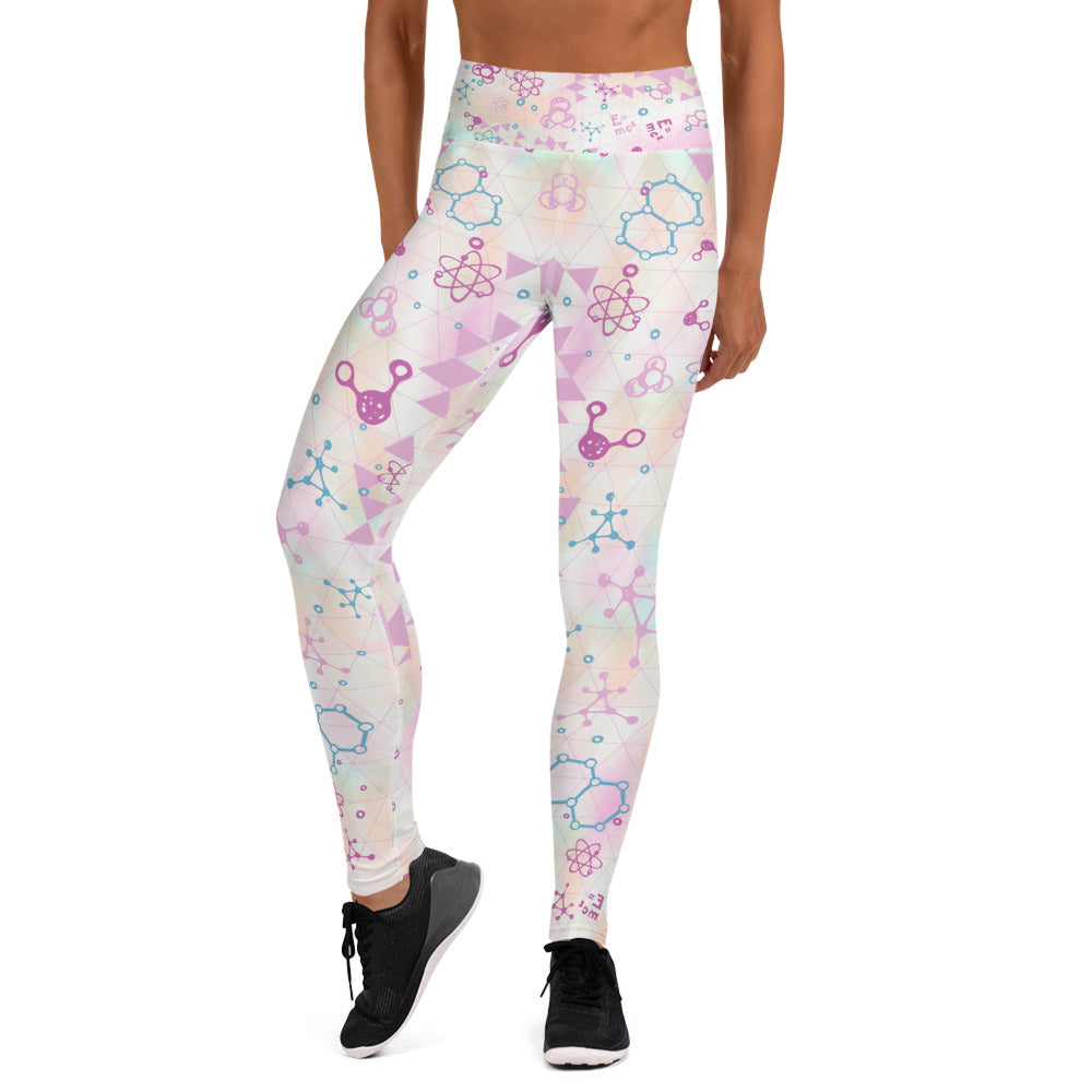 Water Color Chemistry Yoga Leggings